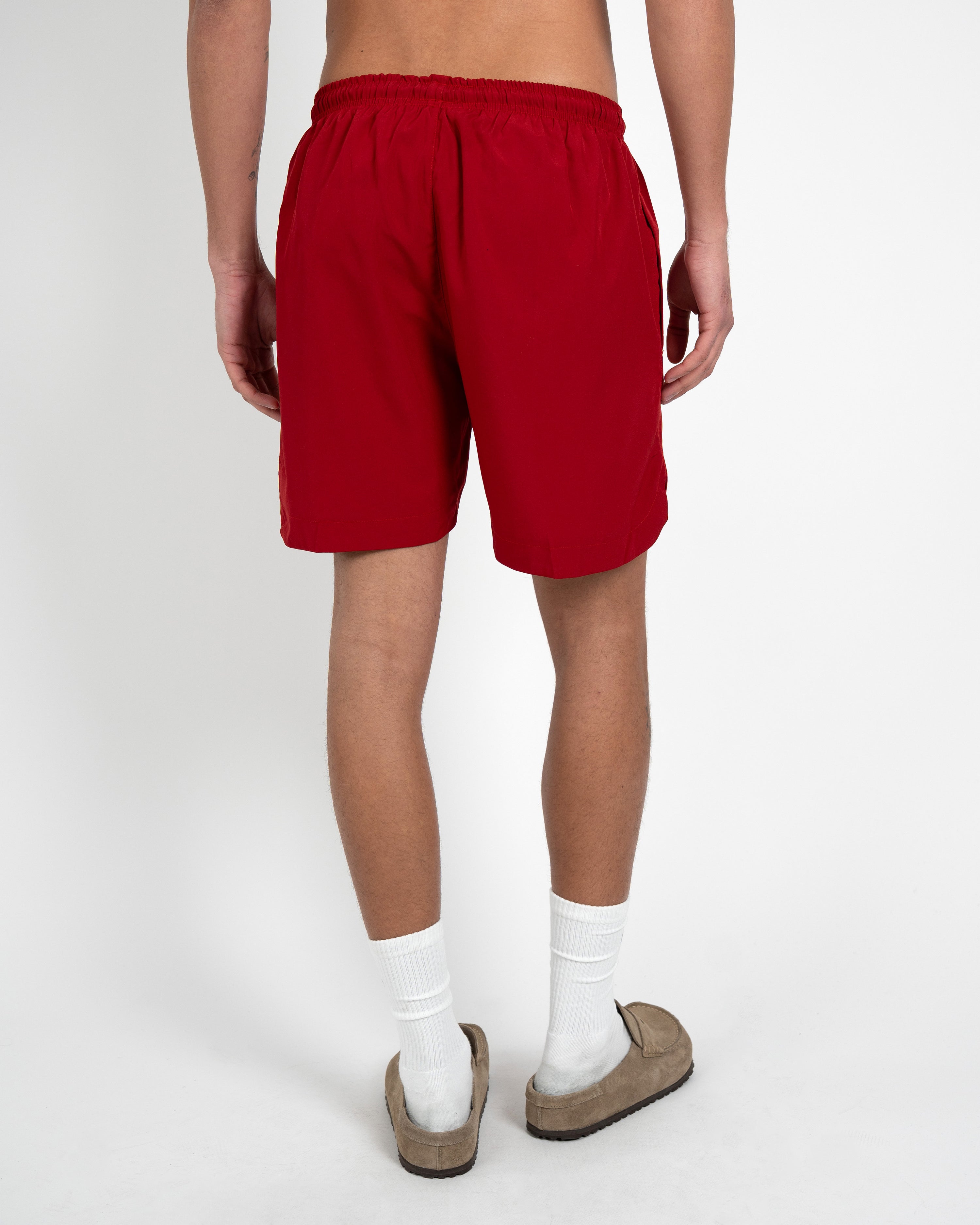 Poolside Swim Shorts Red
