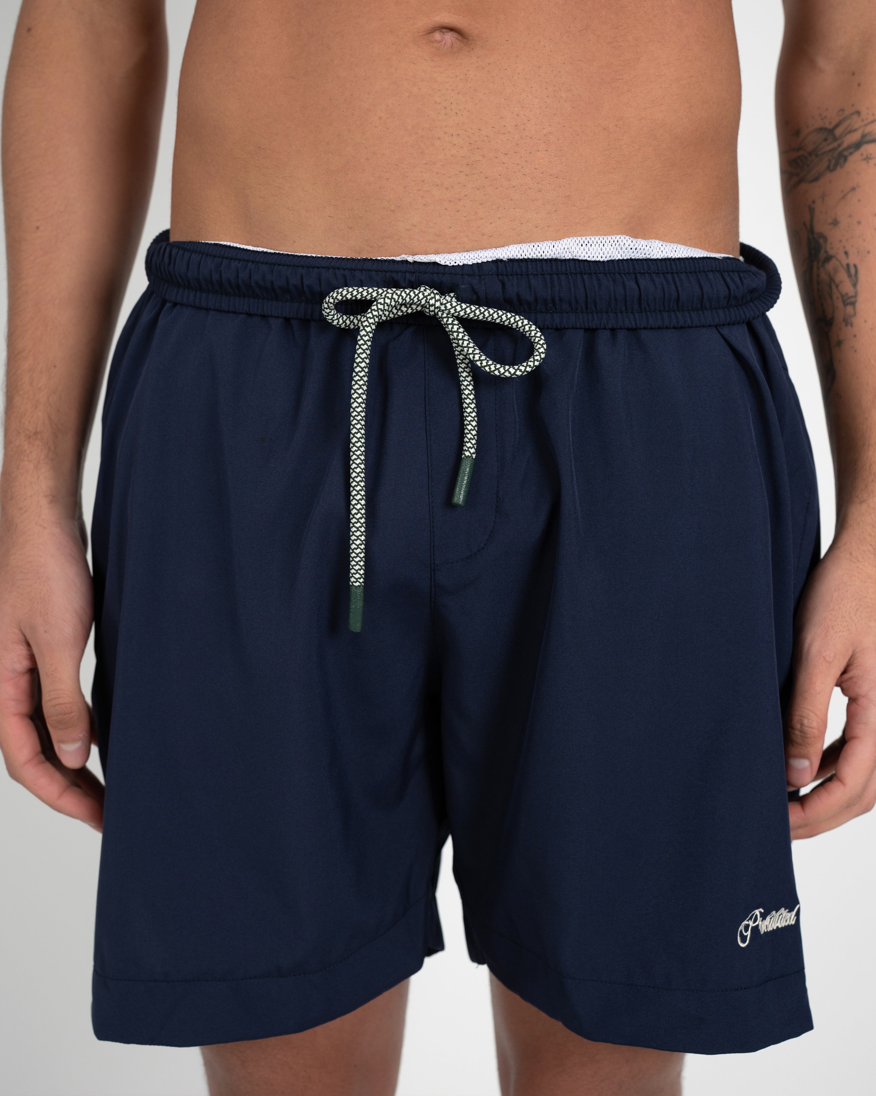 Poolside Swim Shorts Dark Blue