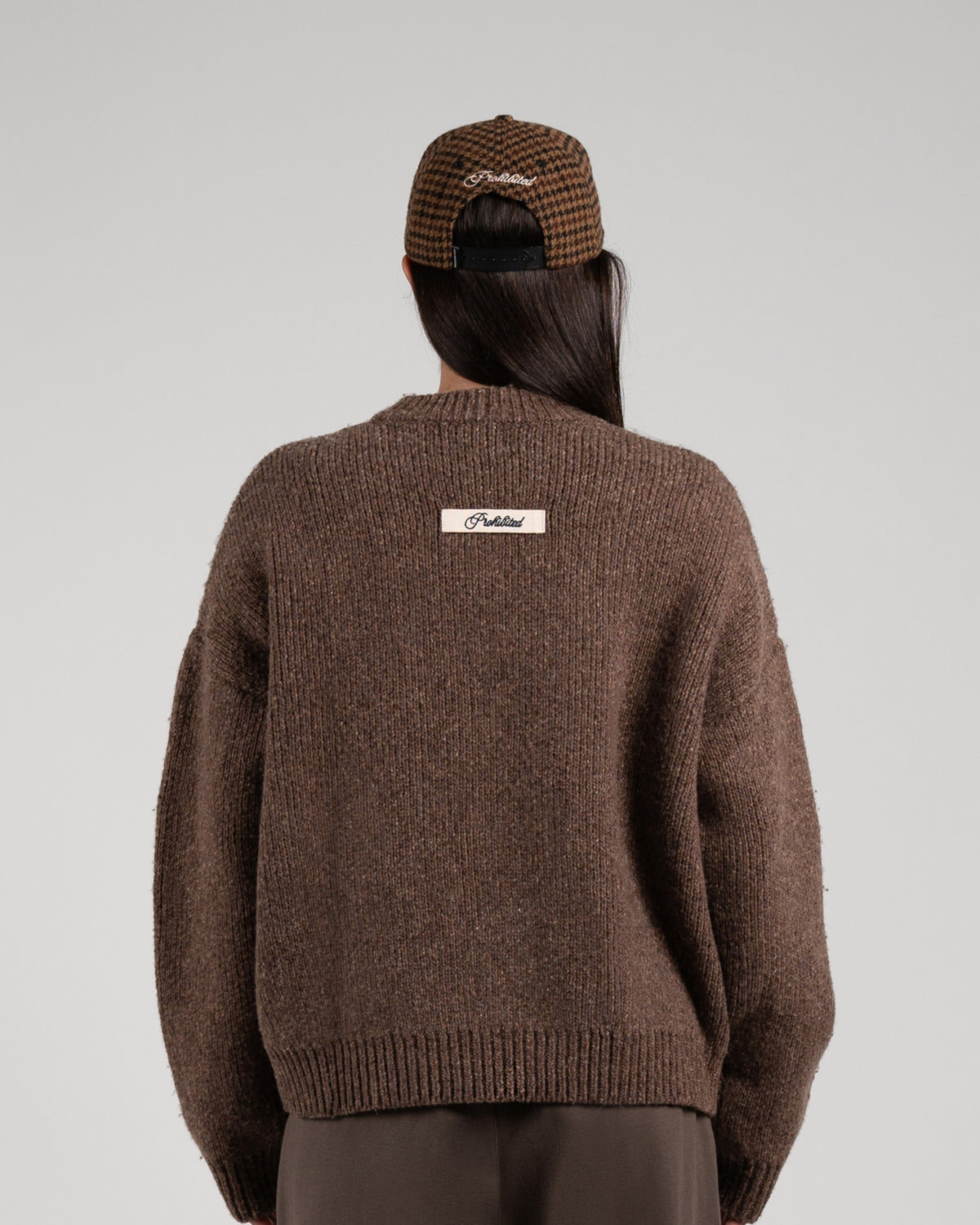 Alpine Cabin Wool Knit Sweater | Brown