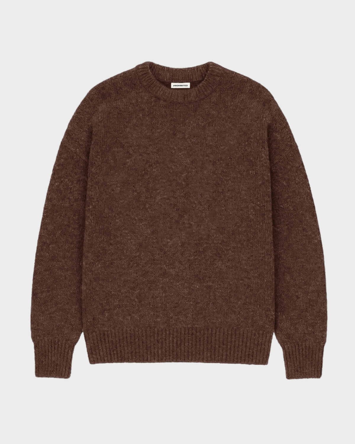 Alpine Cabin Wool Knit Sweater | Brown