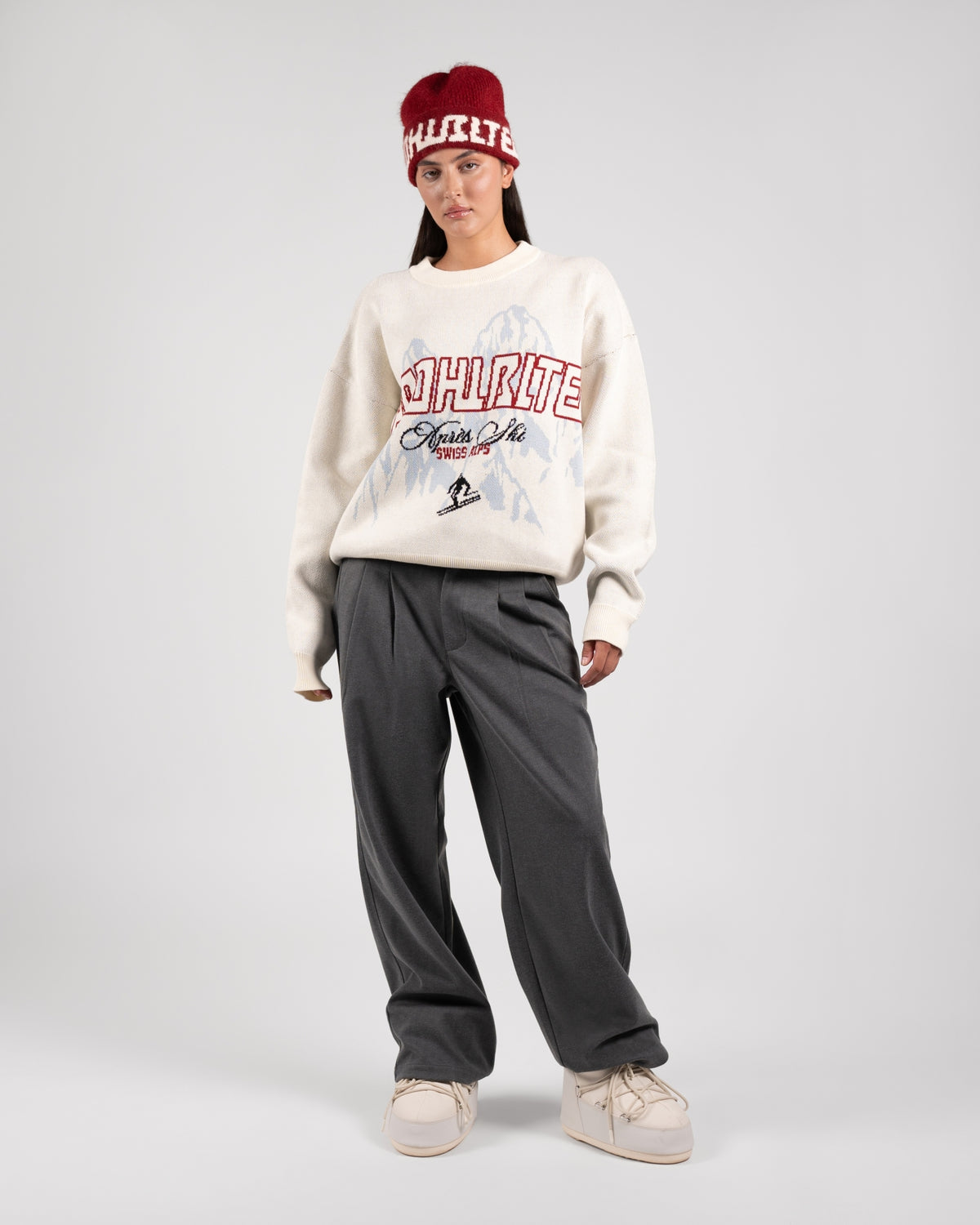 Downhill Knit Sweater | Off-White