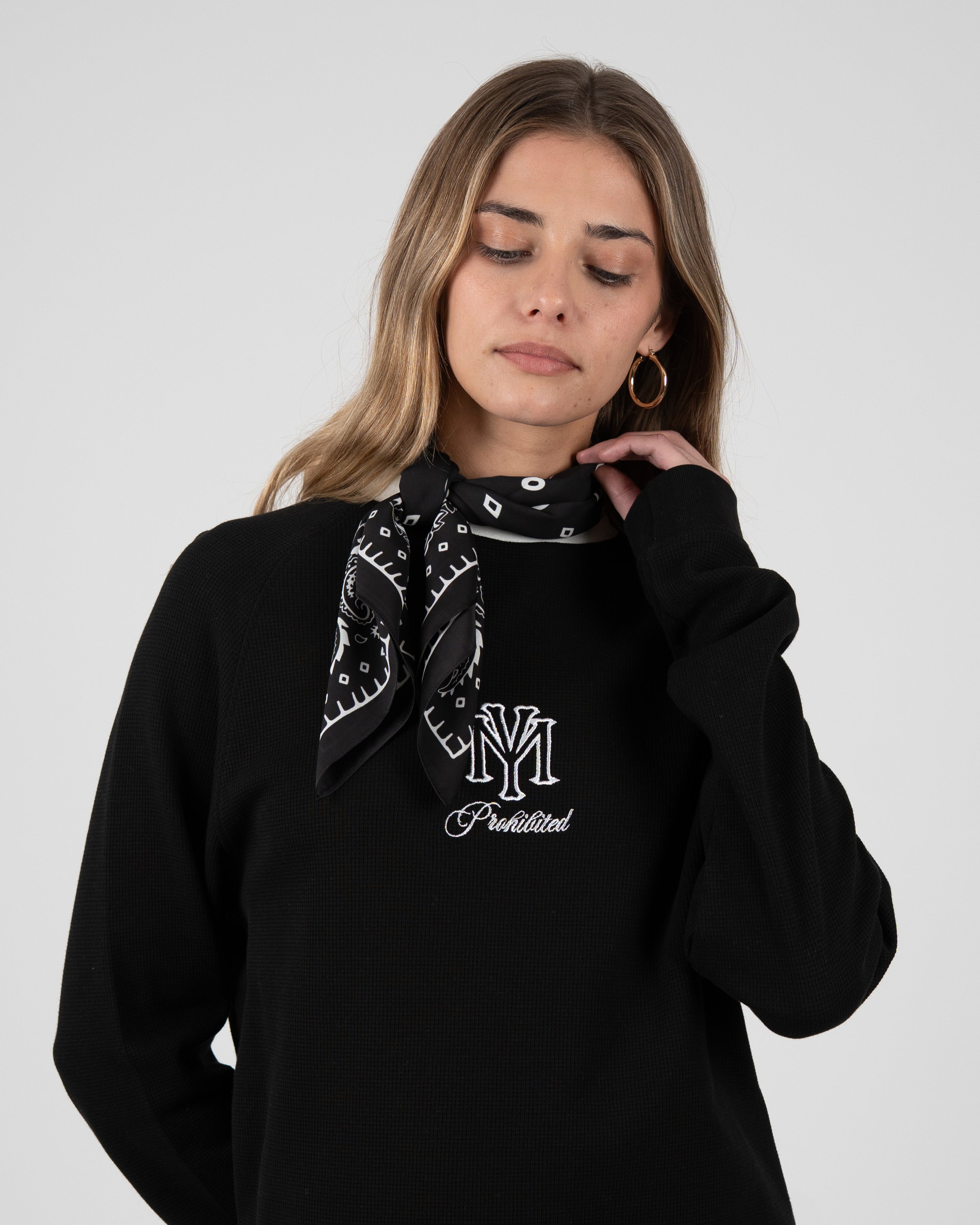 Prohibited Scarf Black