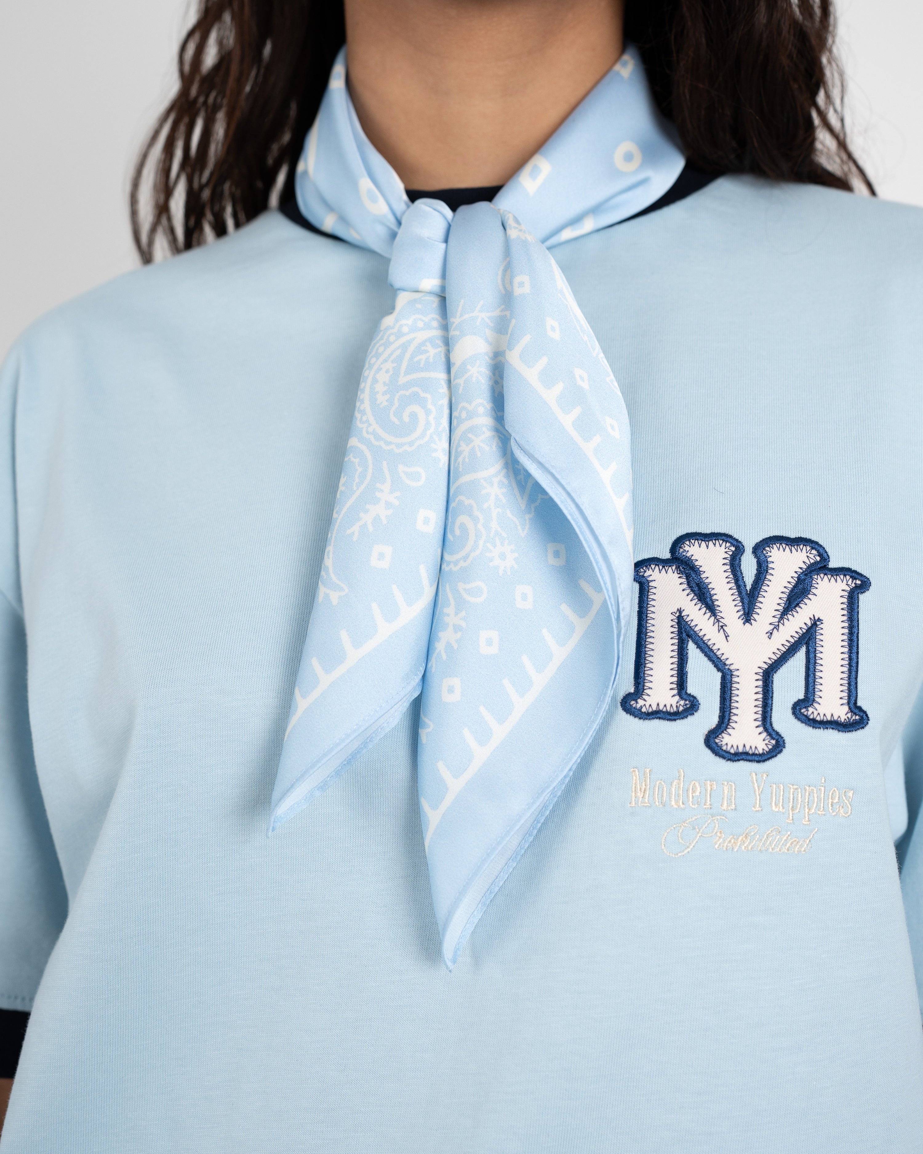 Prohibited Scarf Sky Blue