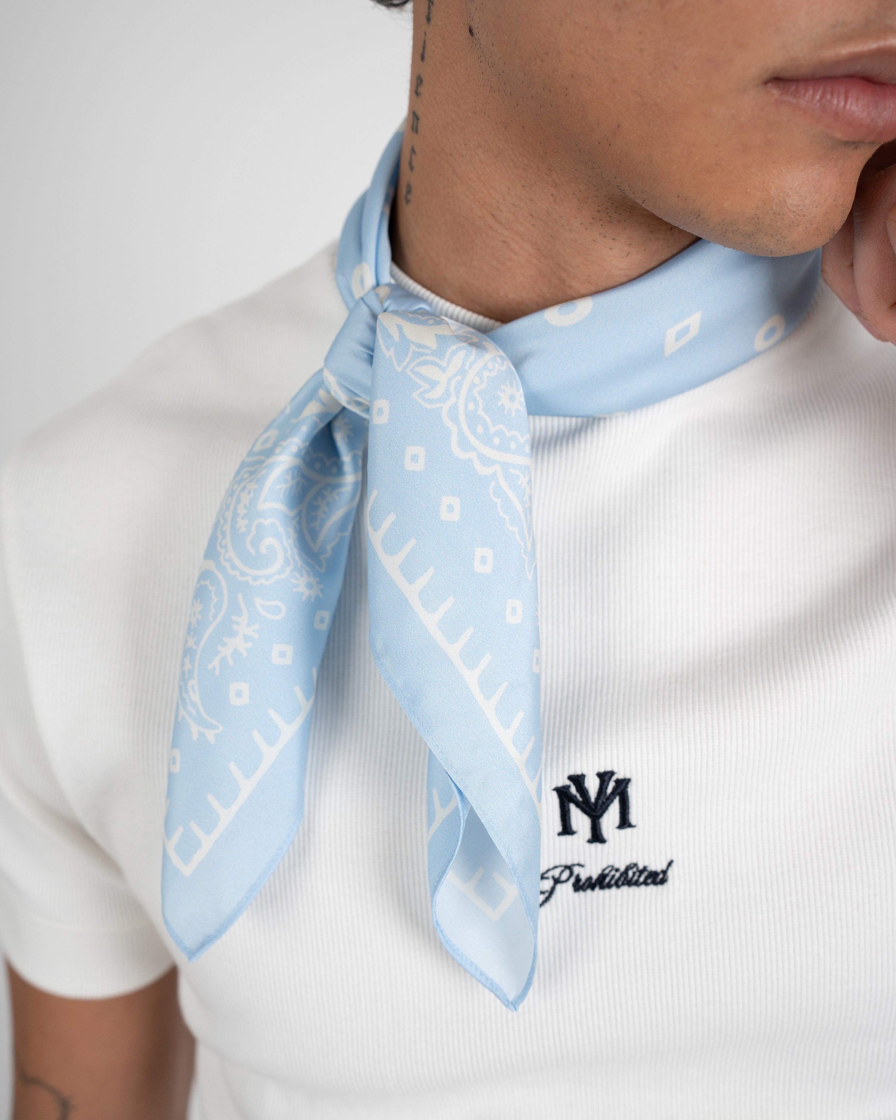 Prohibited Scarf Sky Blue