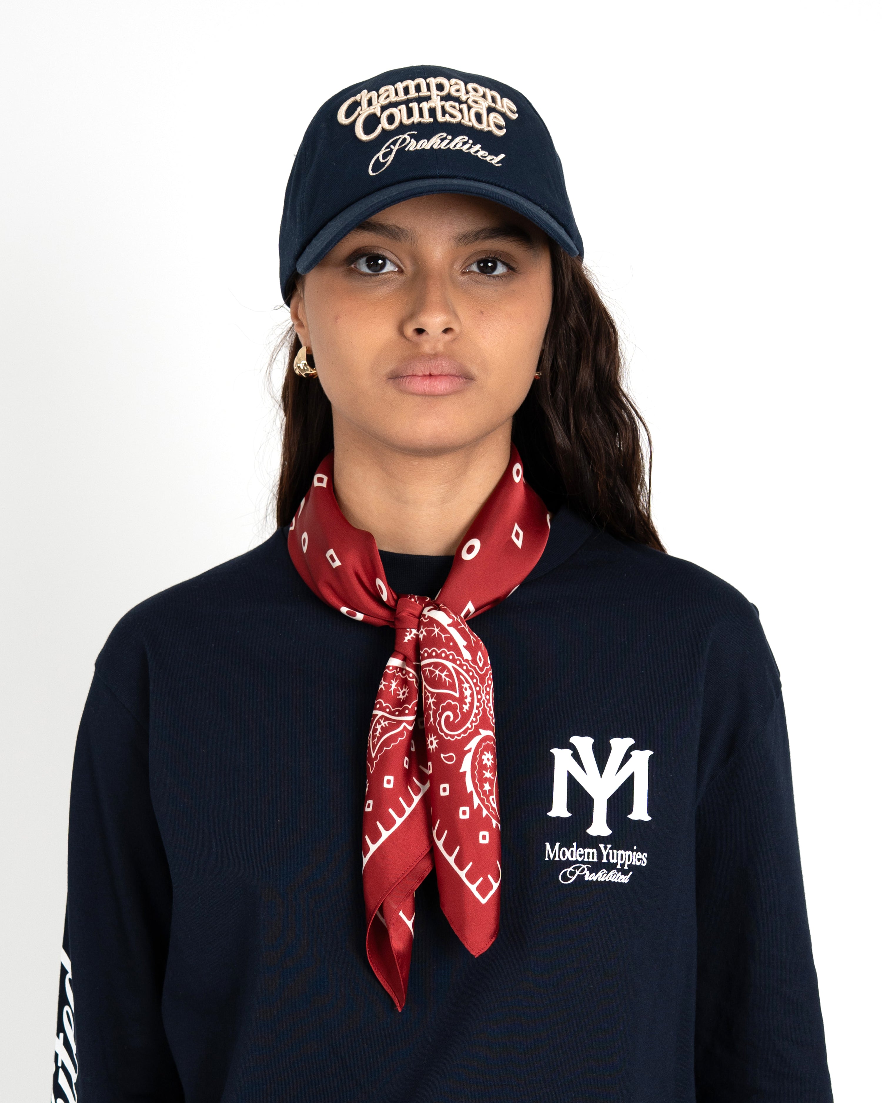 Prohibited Scarf Red