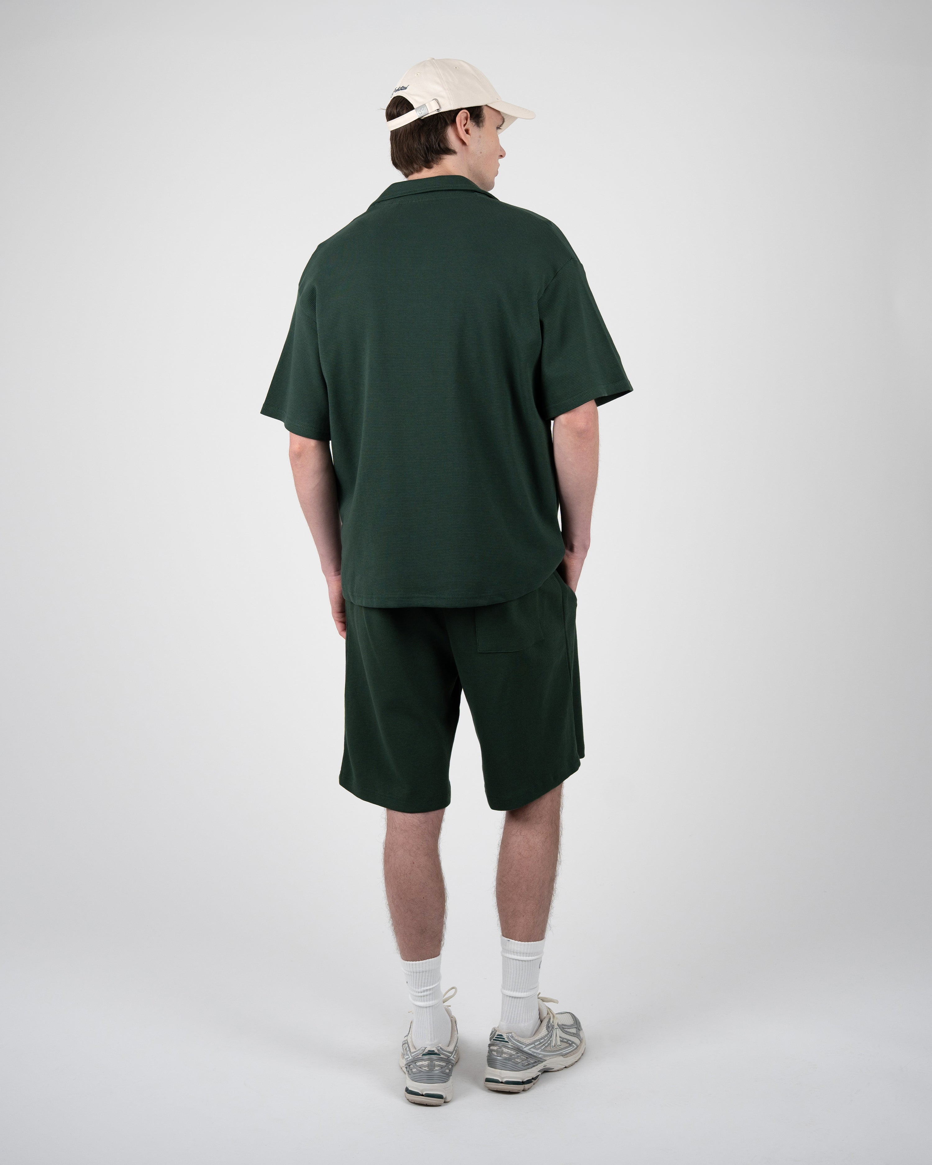 Seaside Waffle Shirt Green