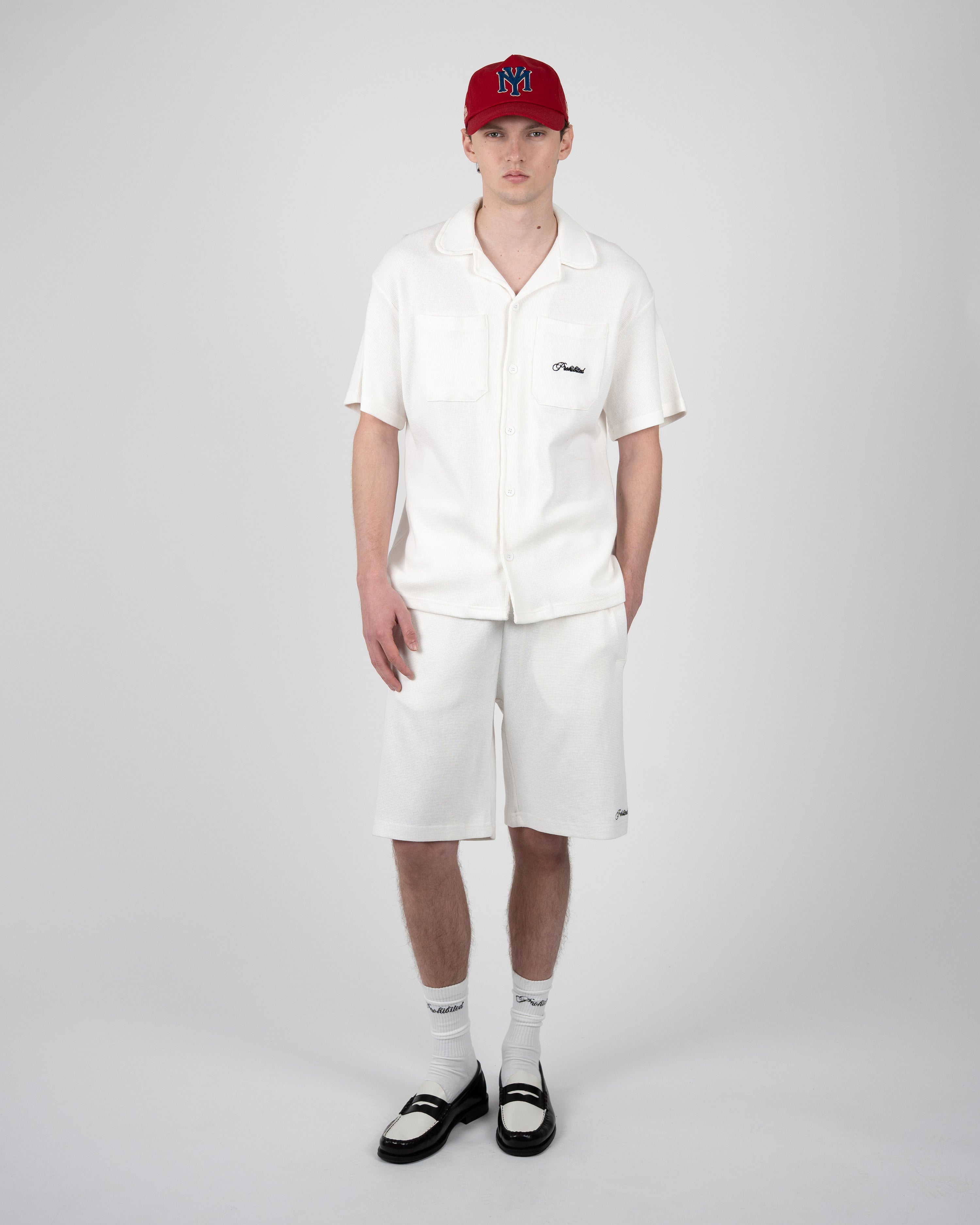 Seaside Waffle Shirt Off-White