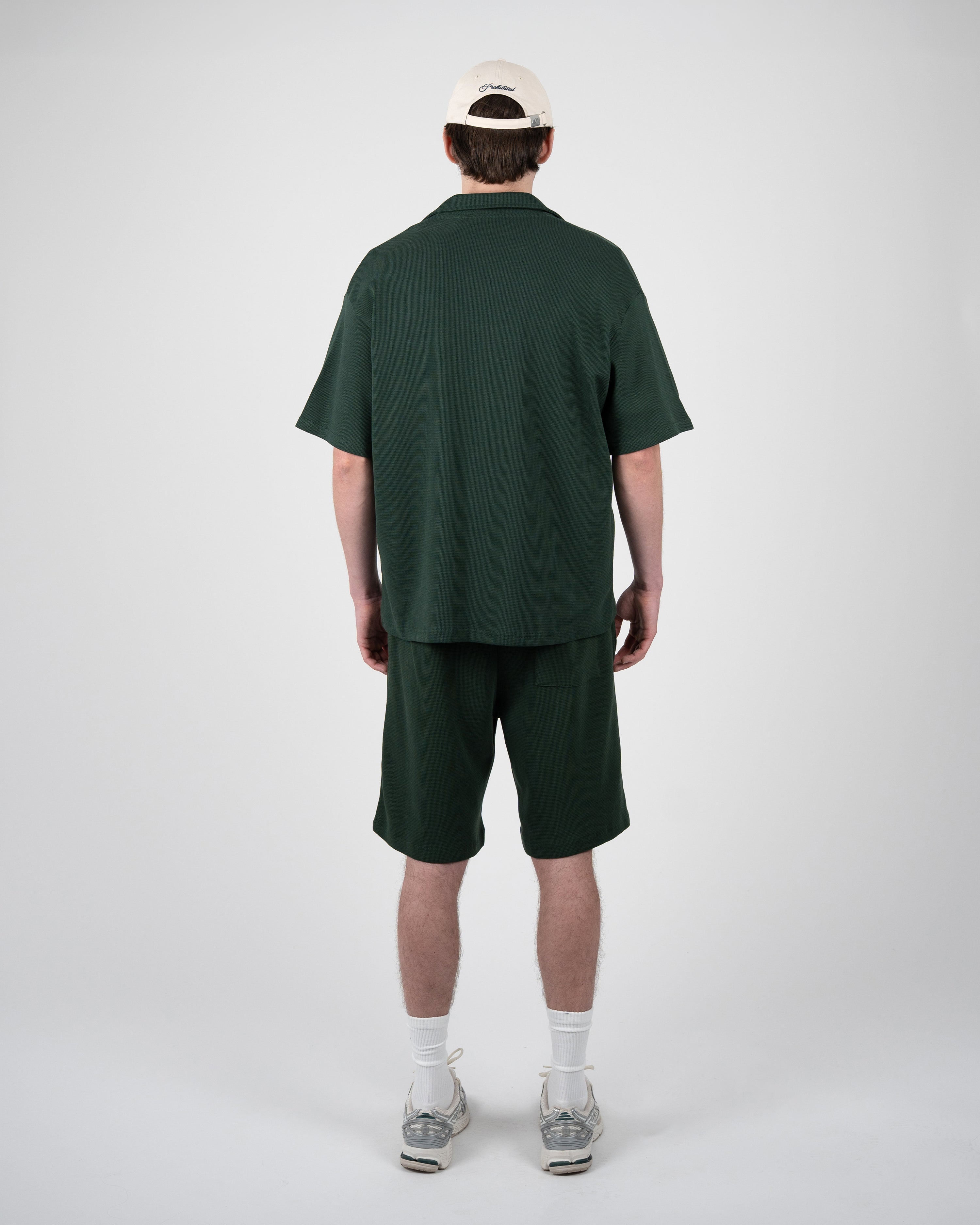 Seaside Waffle Shorts Green