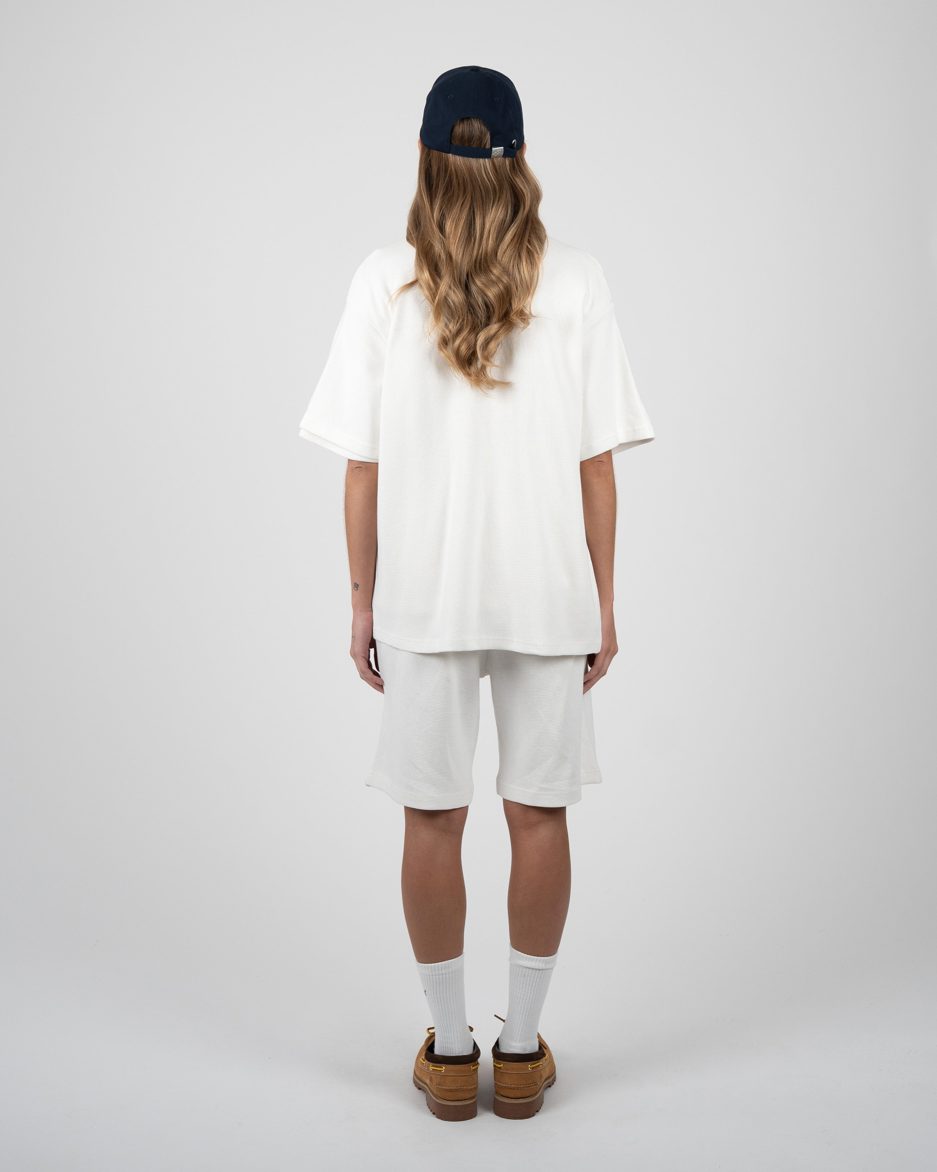 Seaside Waffle Shorts Off-White