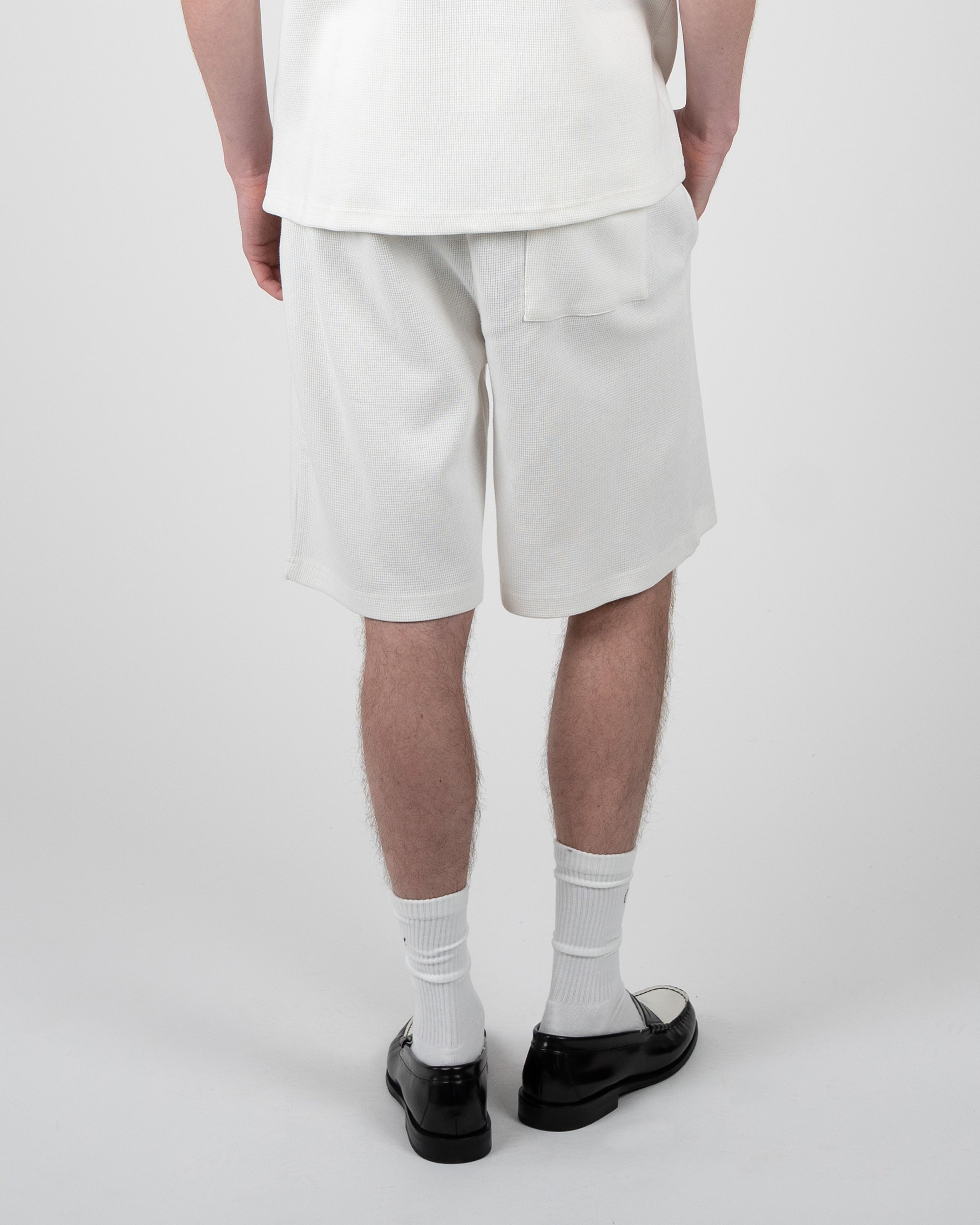 Seaside Waffle Shorts Off-White