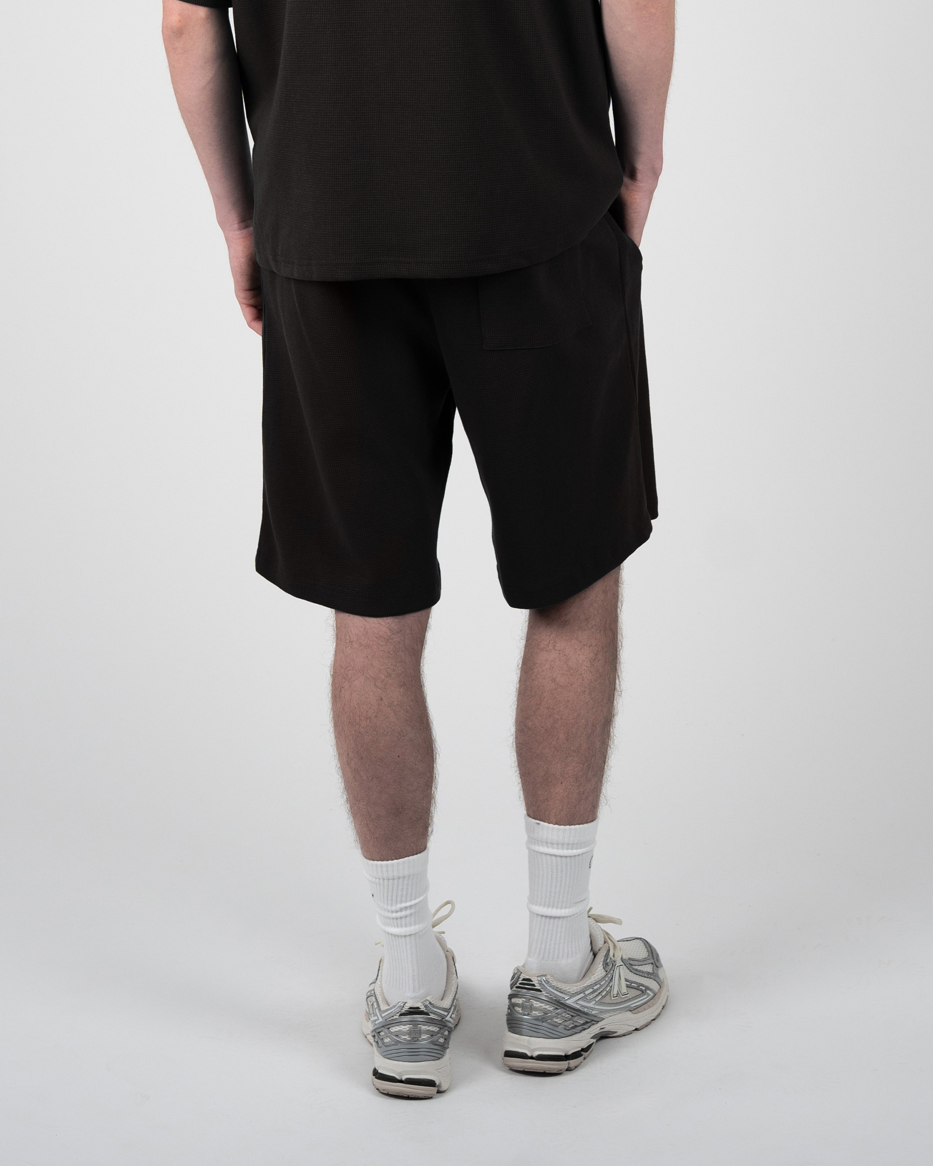 Seaside Waffle Shorts Black