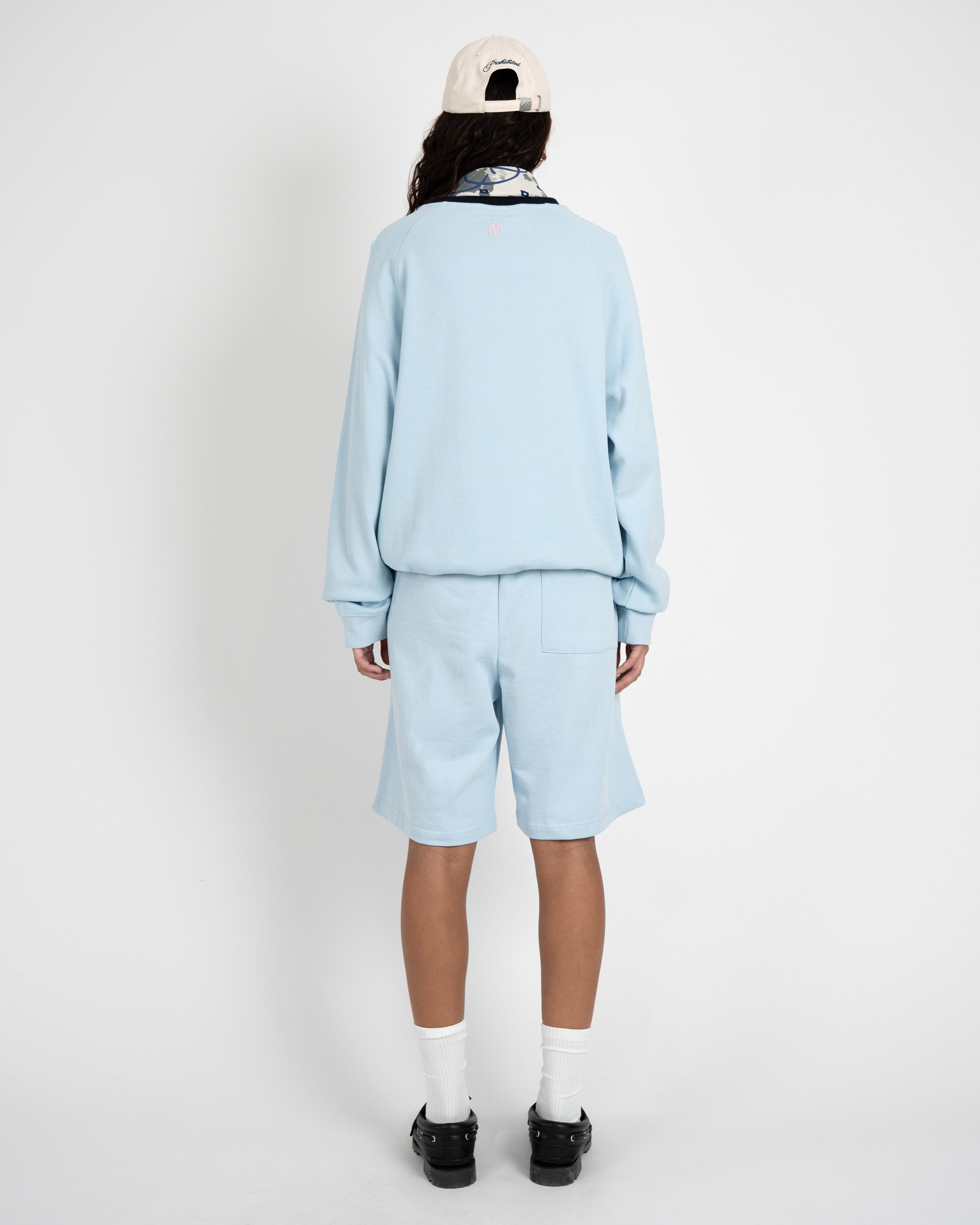 Lazy Riviera Shorts Sky Blue