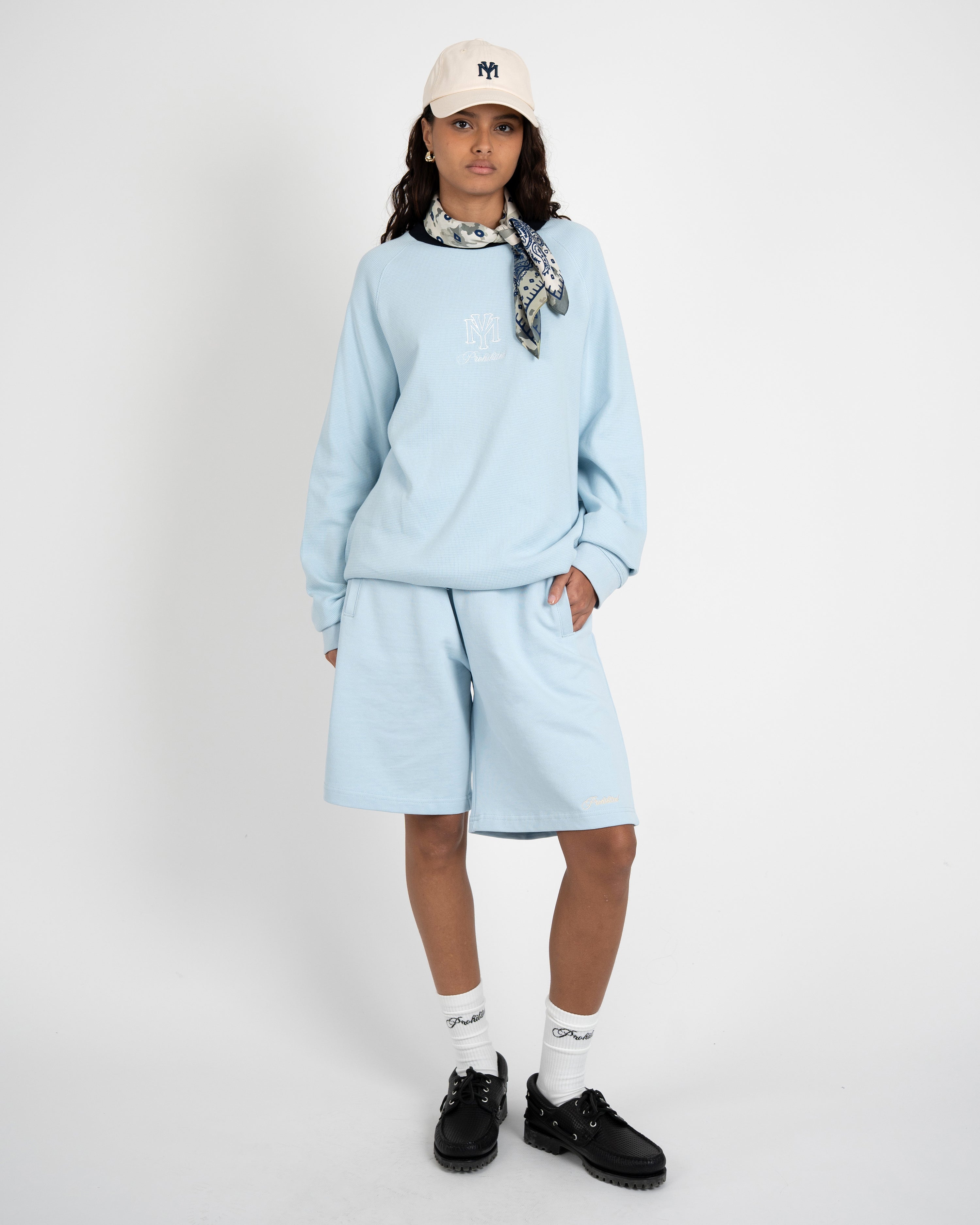 Lazy Riviera Shorts Sky Blue
