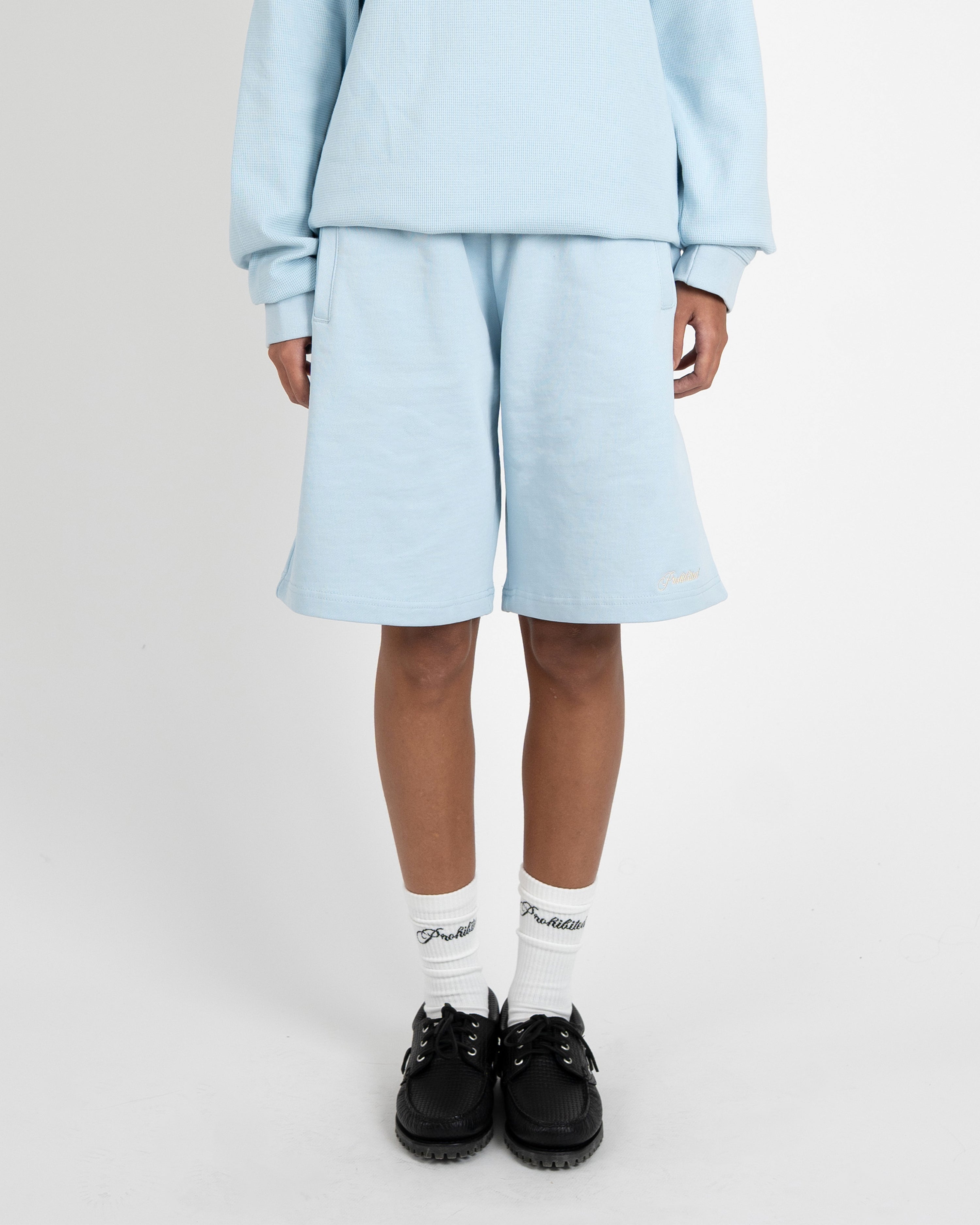 Lazy Riviera Shorts Sky Blue
