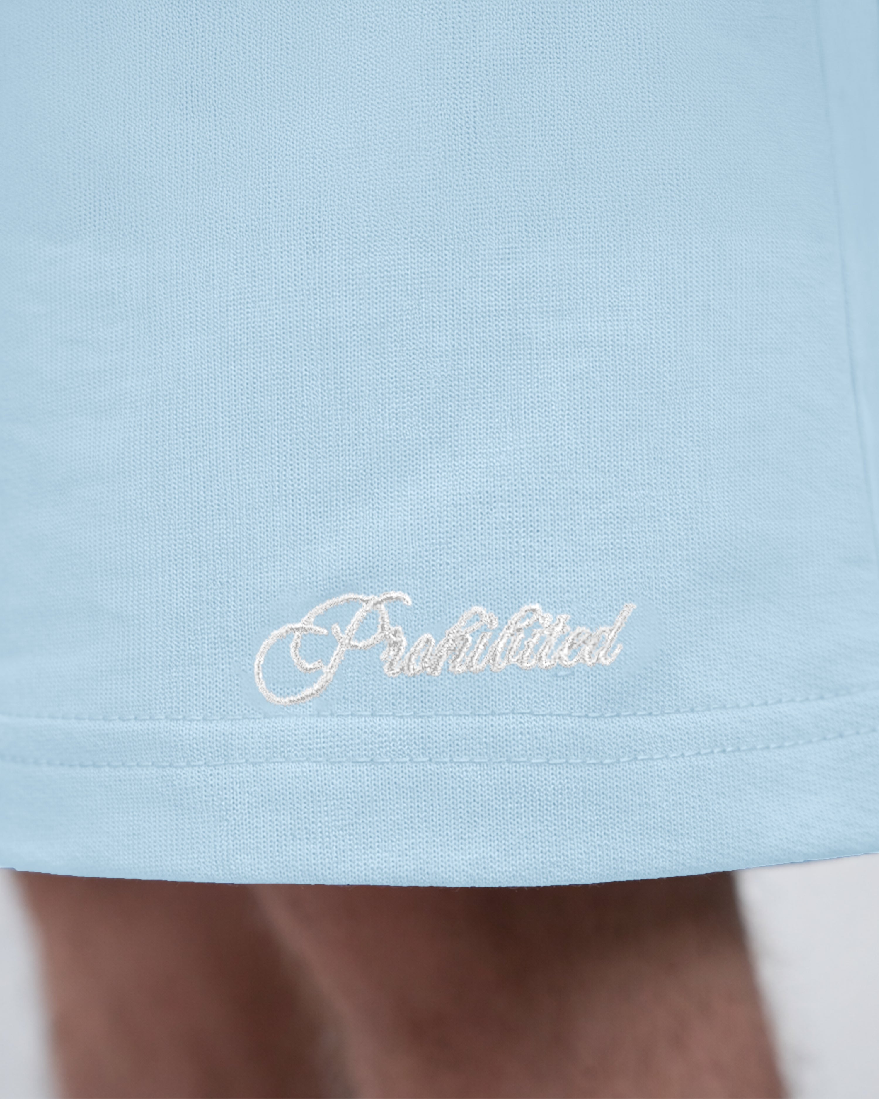 Lazy Riviera Shorts Sky Blue