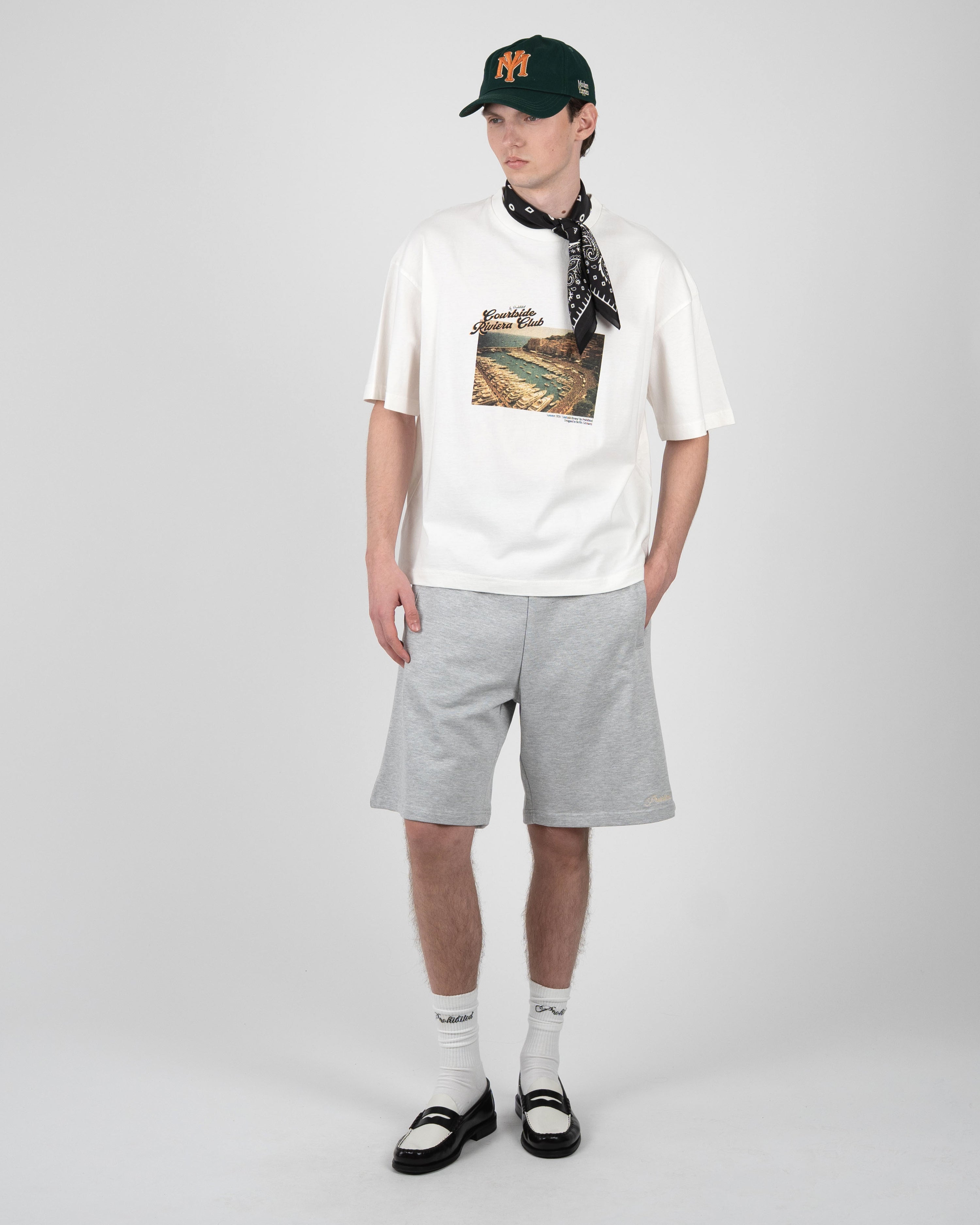 Lazy Riviera Shorts Grey Melange