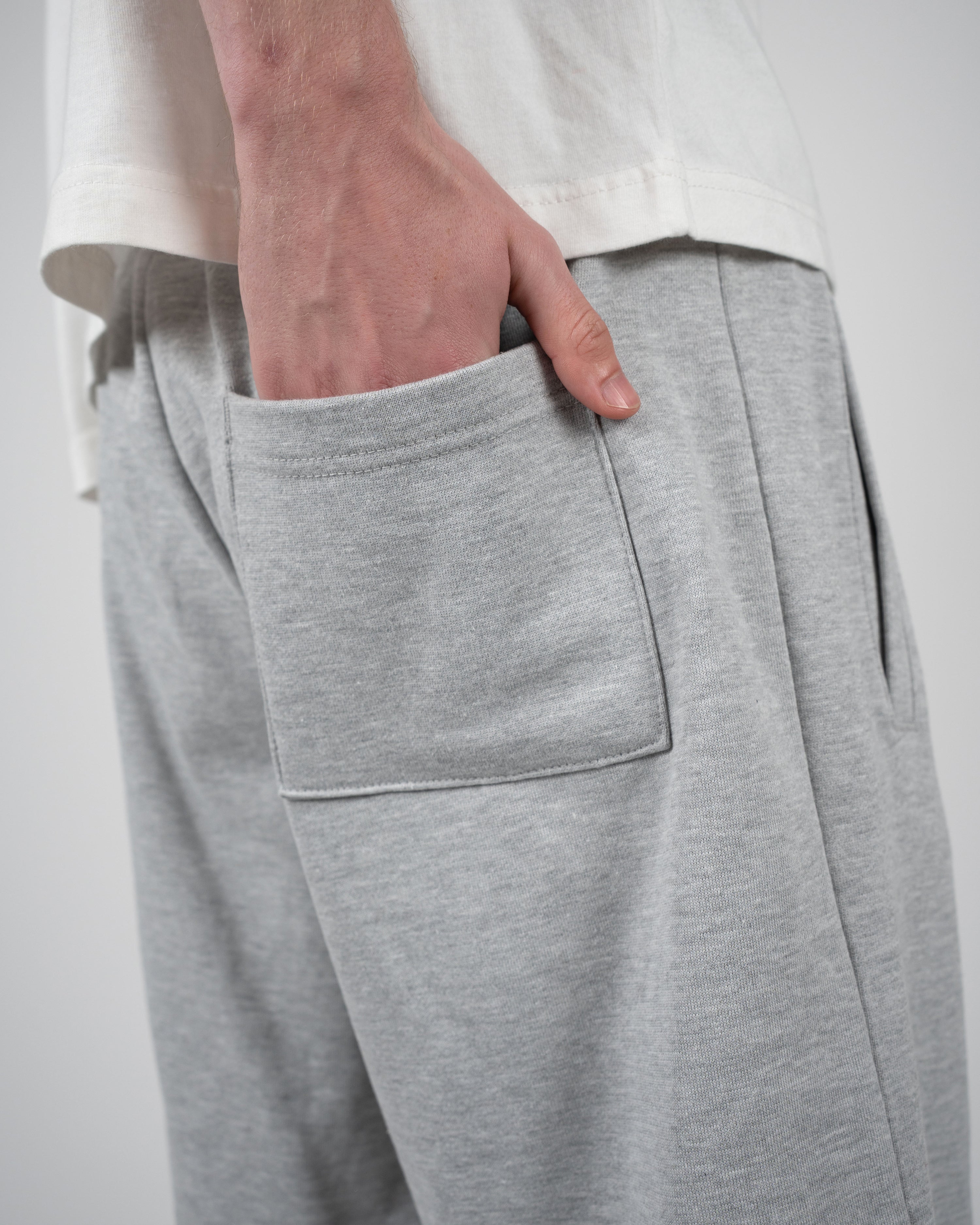 Lazy Riviera Shorts Grey Melange