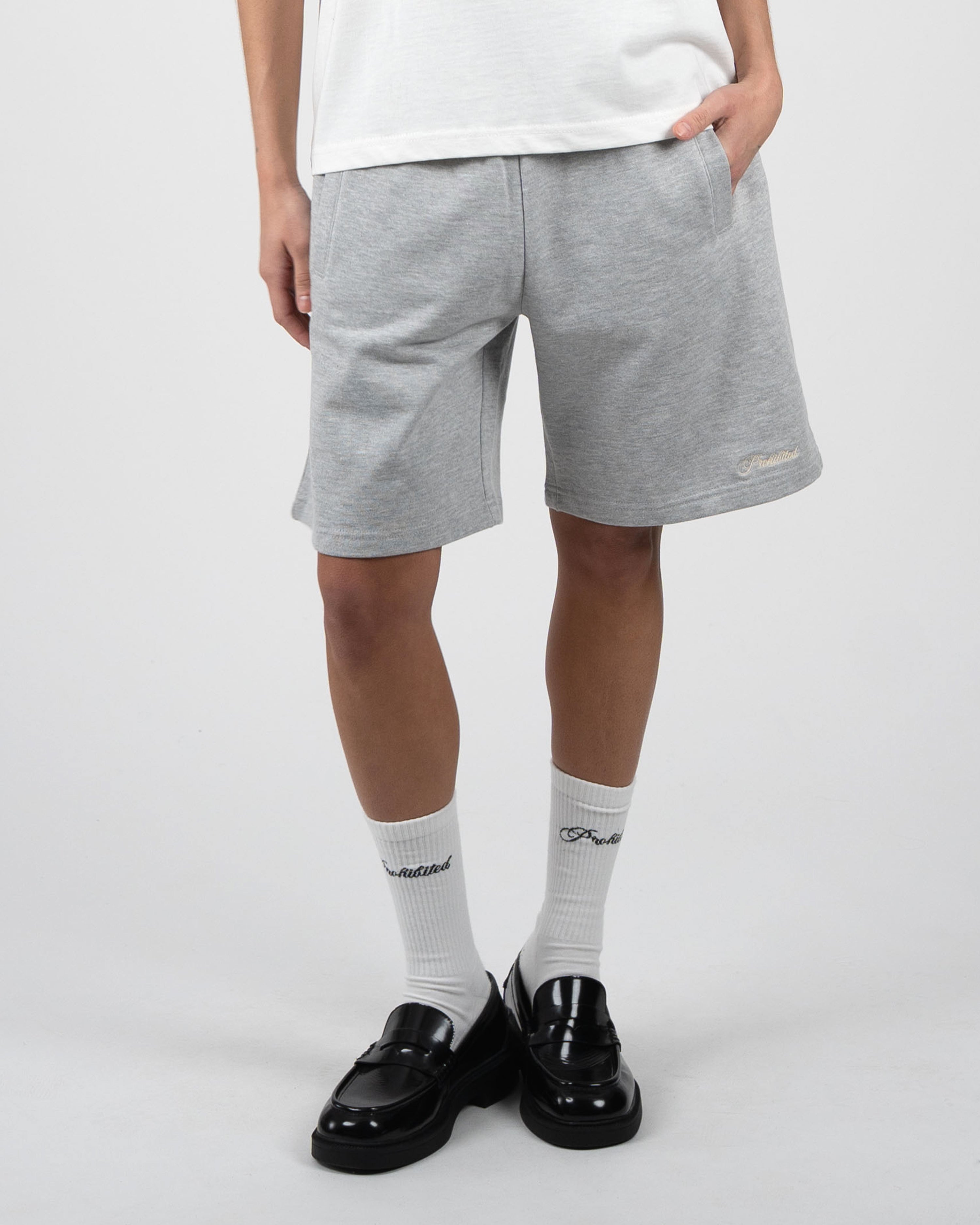 Lazy Riviera Shorts Grey Melange