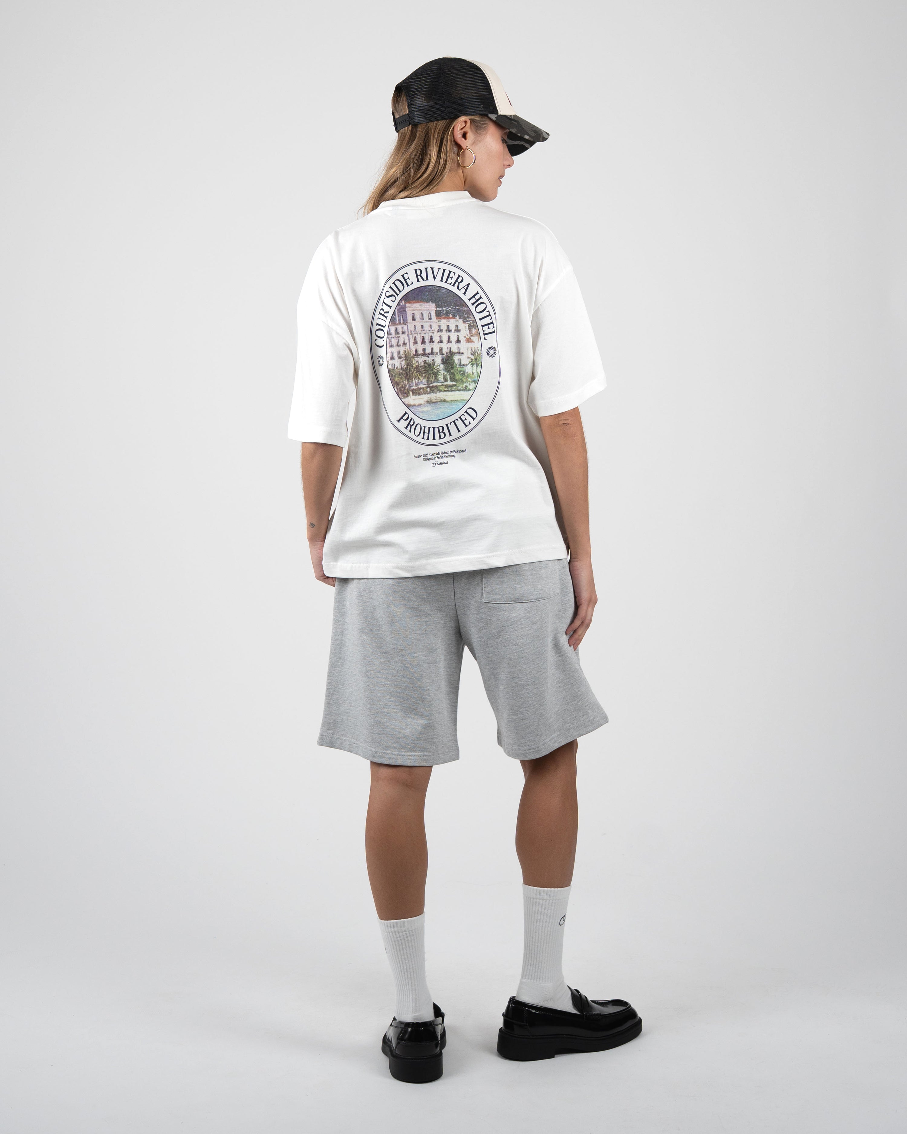Lazy Riviera Shorts Grey Melange