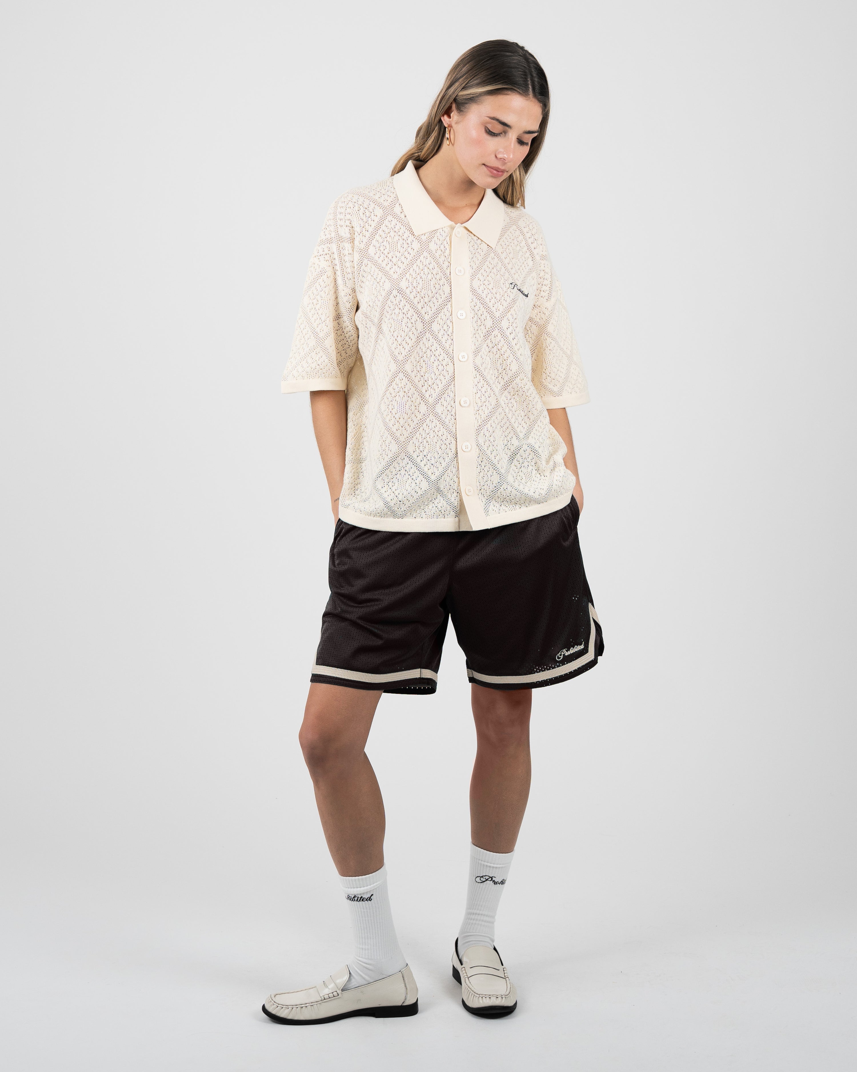 Mesh Basketball Shorts Black
