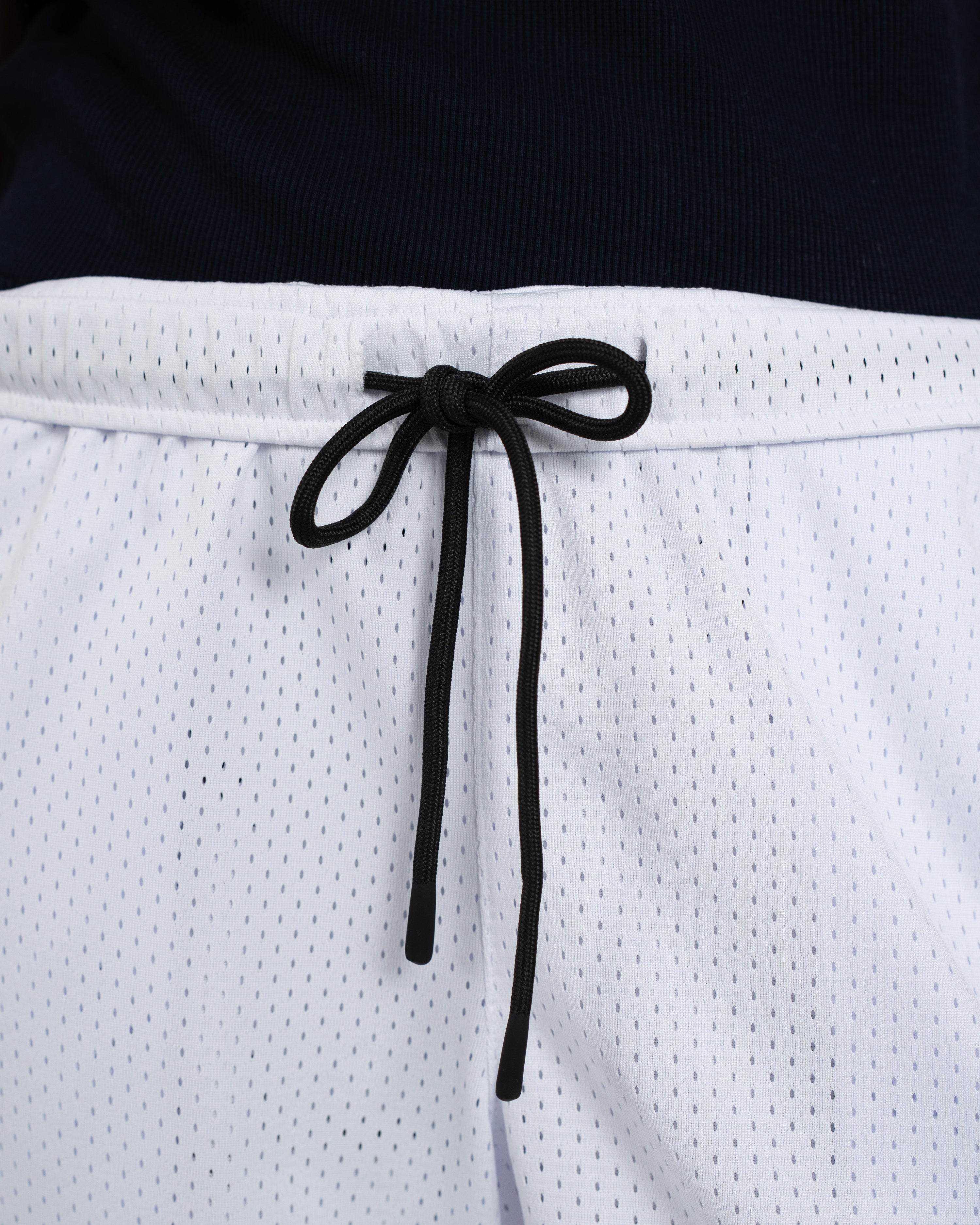 Mesh Basketball Shorts White