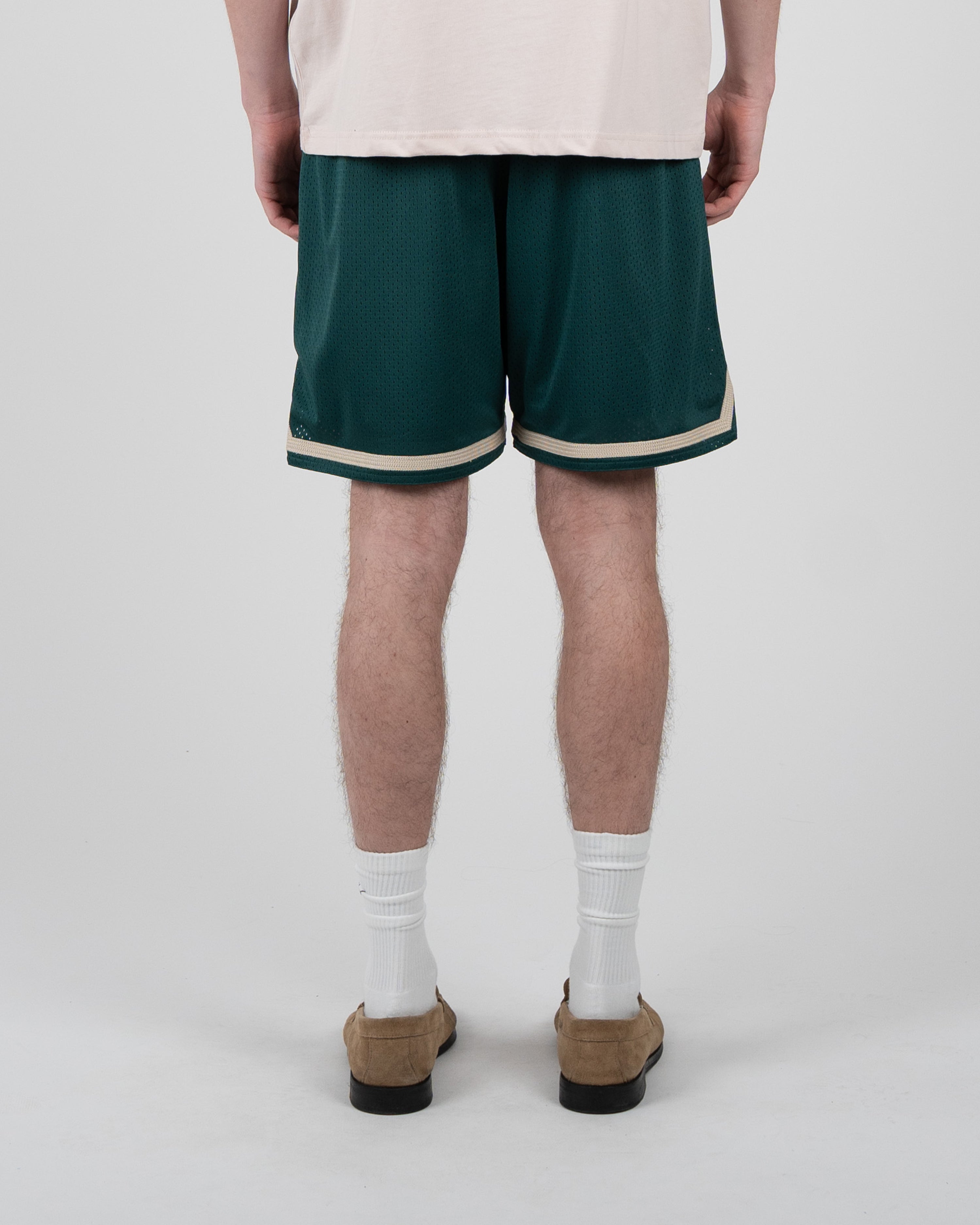 Mesh Basketball Shorts Green