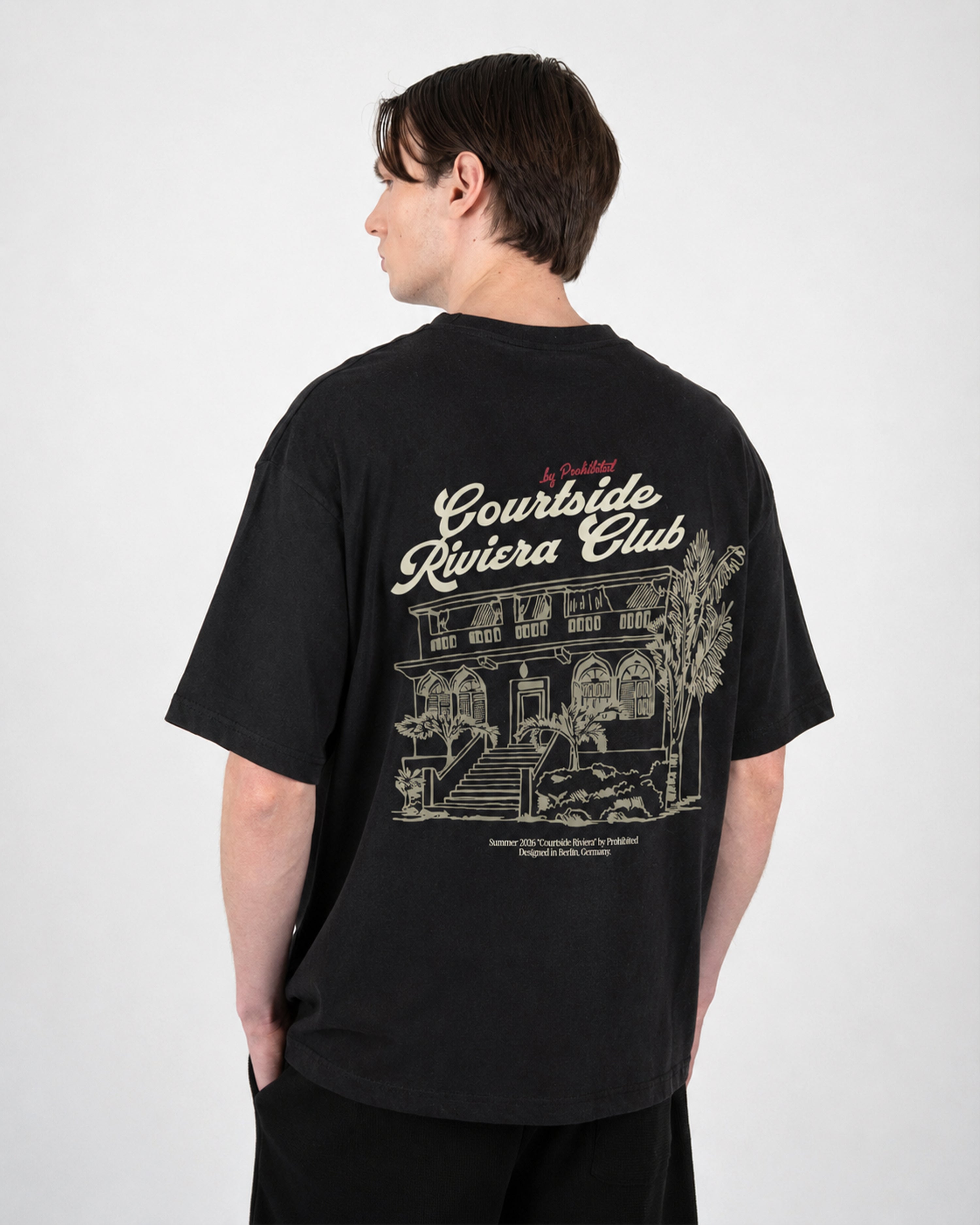 Riviera Club Tee Black