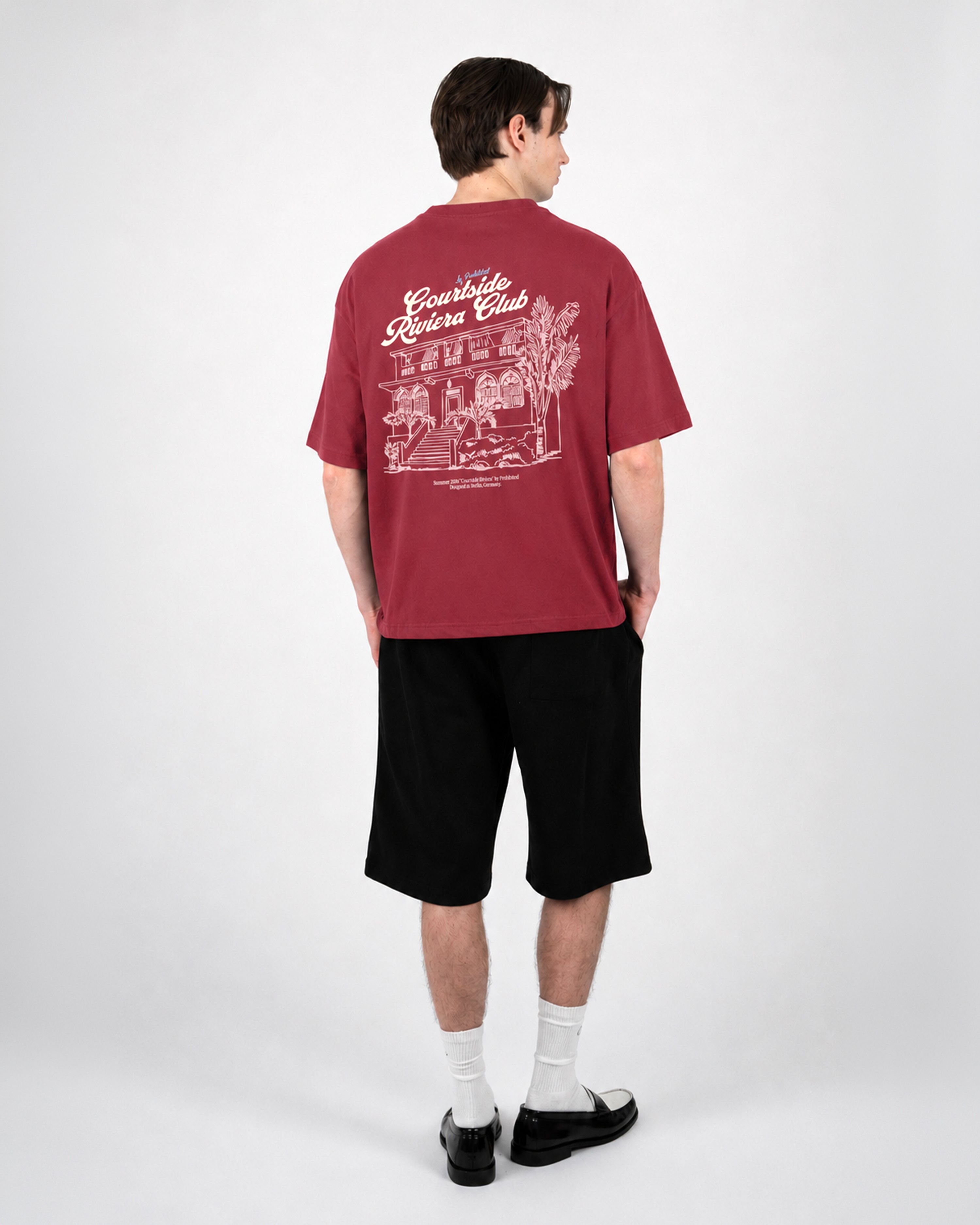 Riviera Club Tee Red