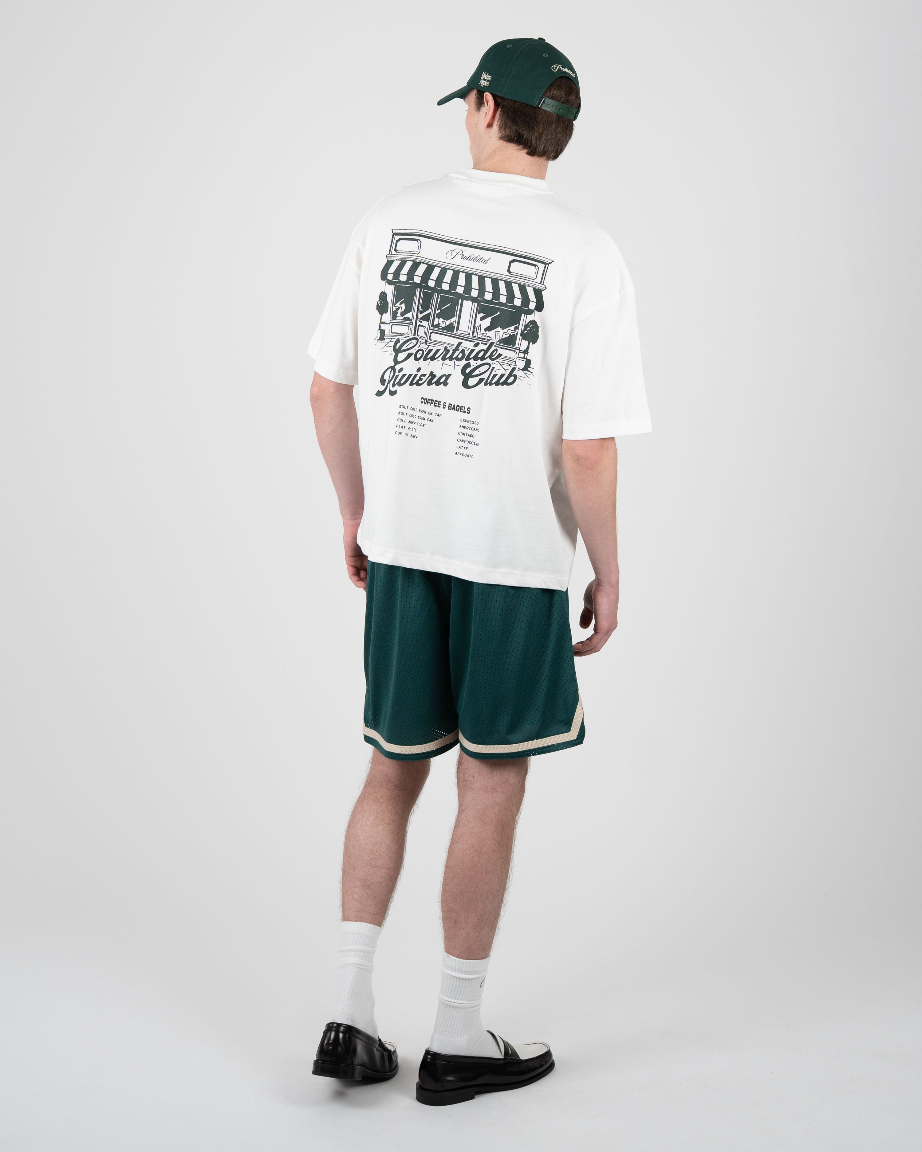 Coffee and Bagels Tee Off White