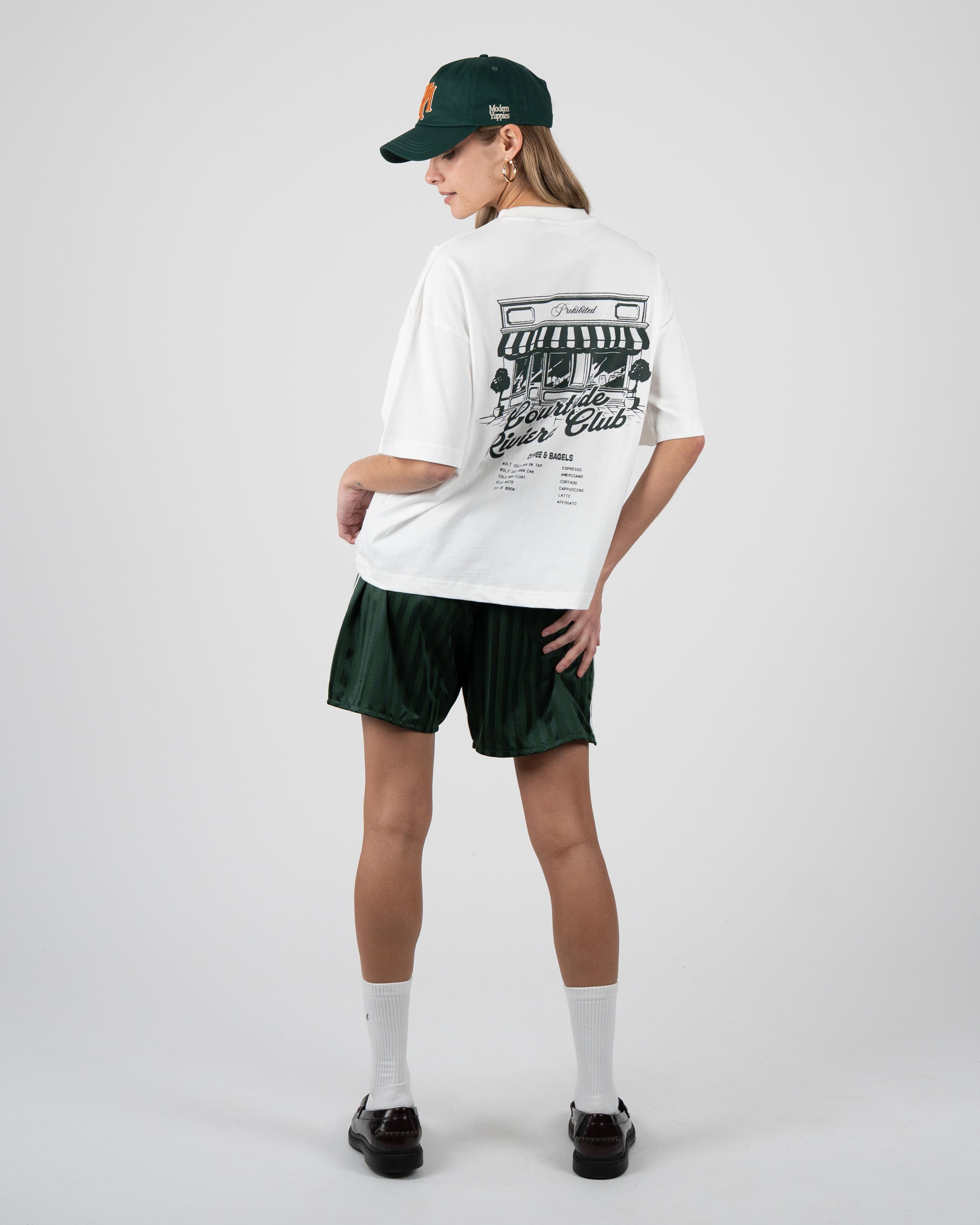 Coffee and Bagels Tee Off White