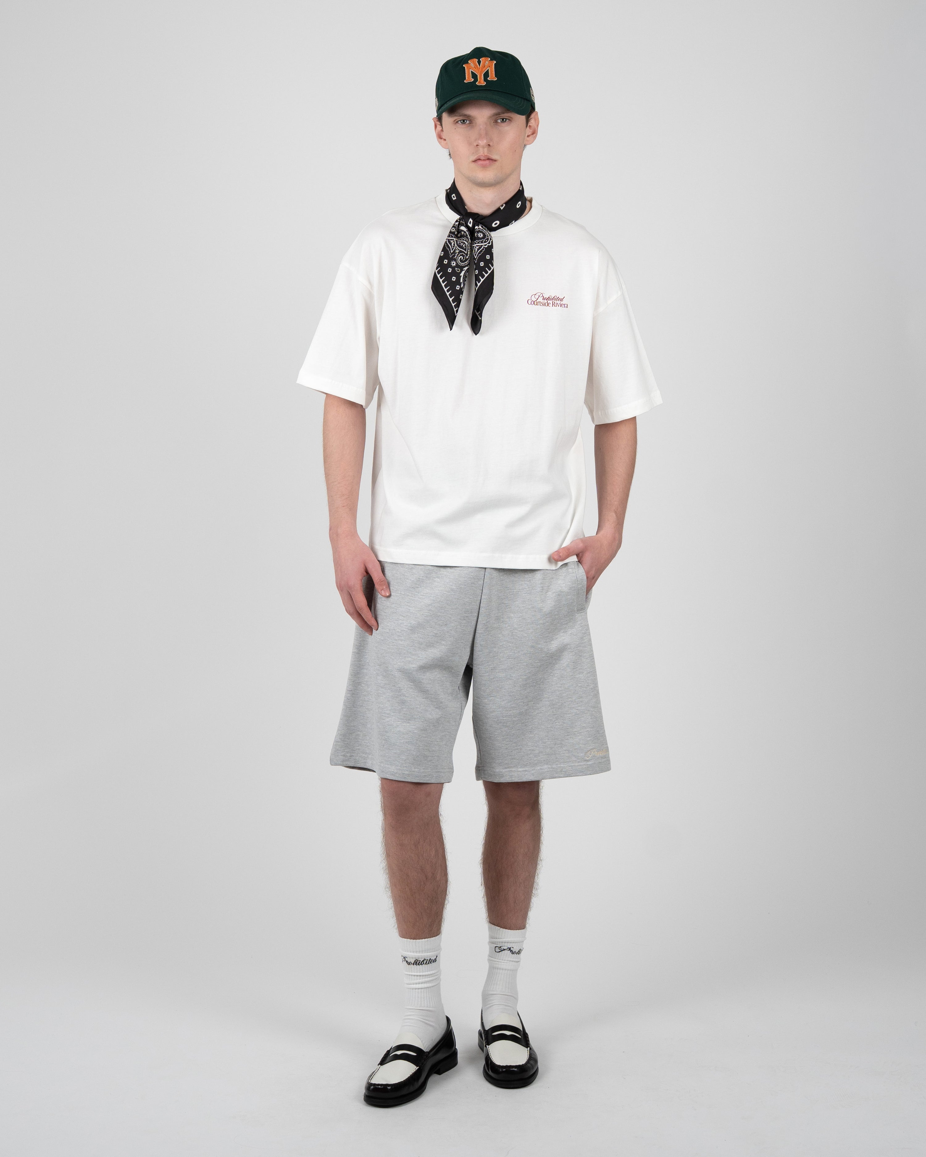 Courtside Riviera Tee Off White