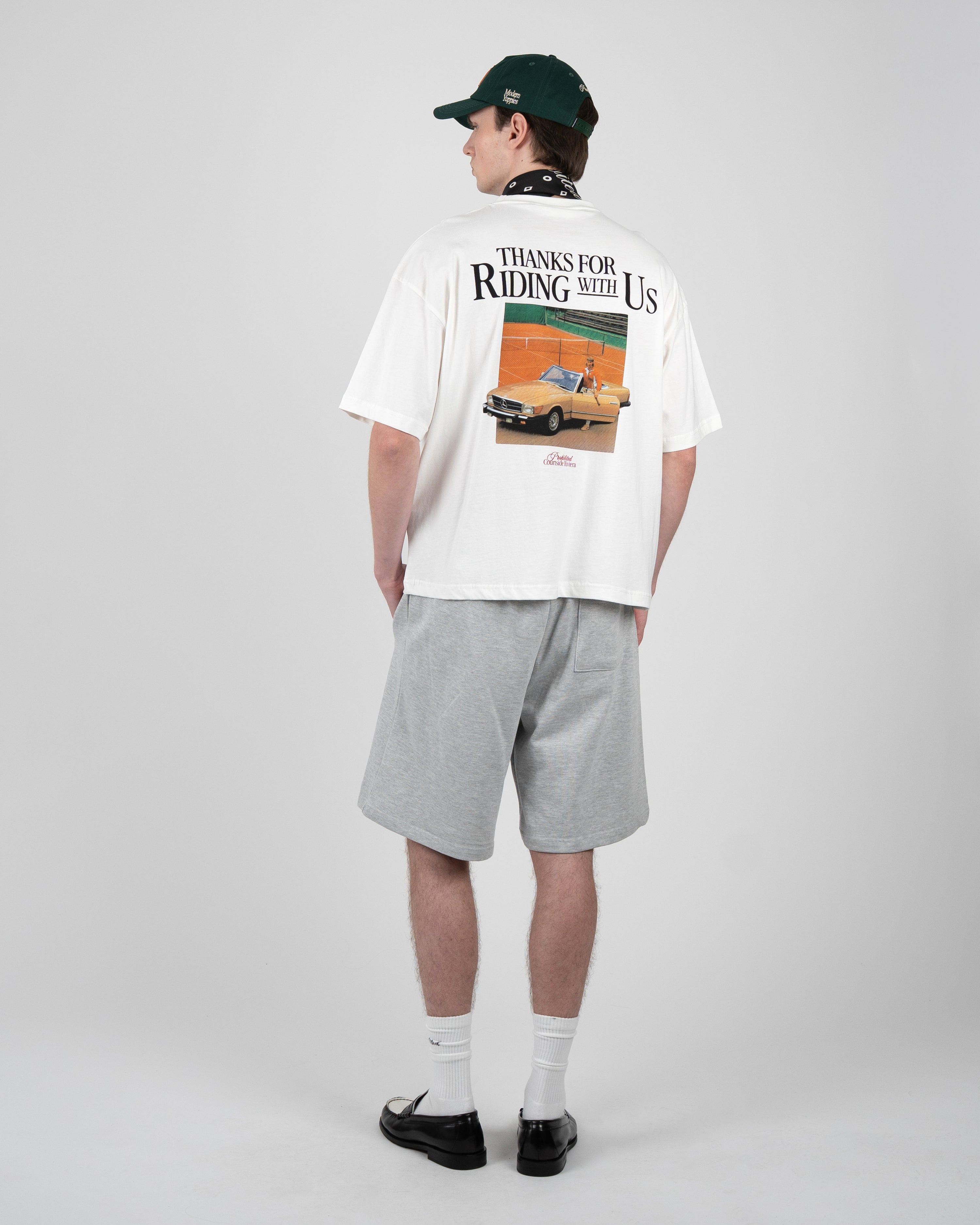 Courtside Riviera Tee Off White