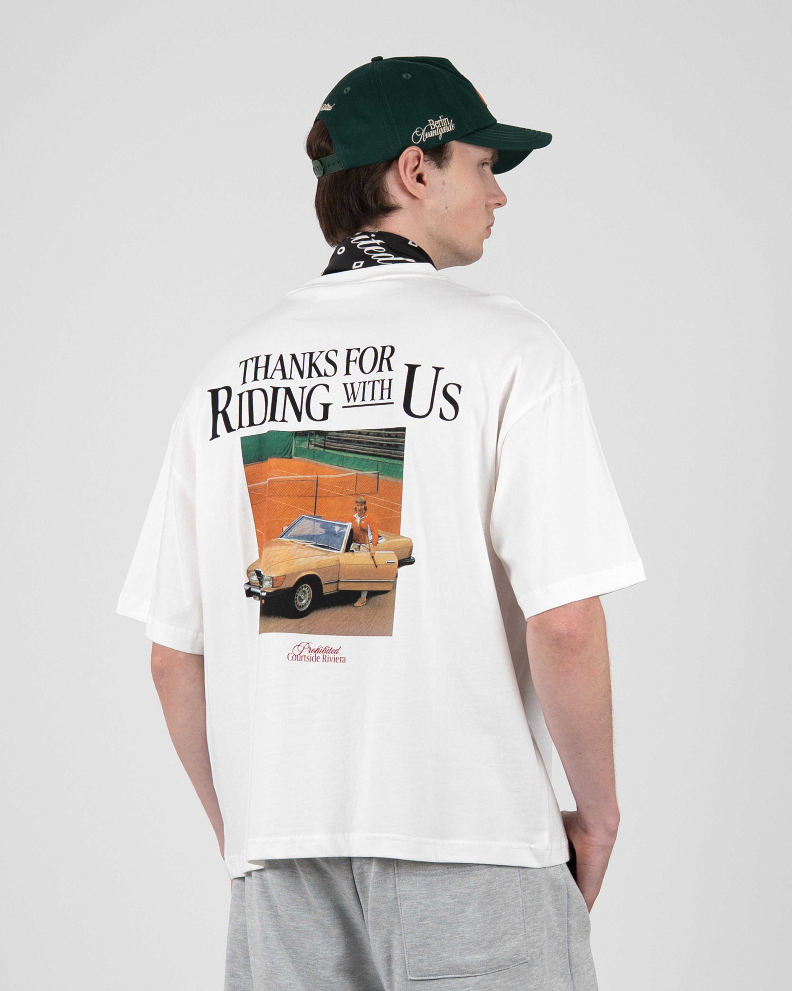 Courtside Riviera Tee Off White