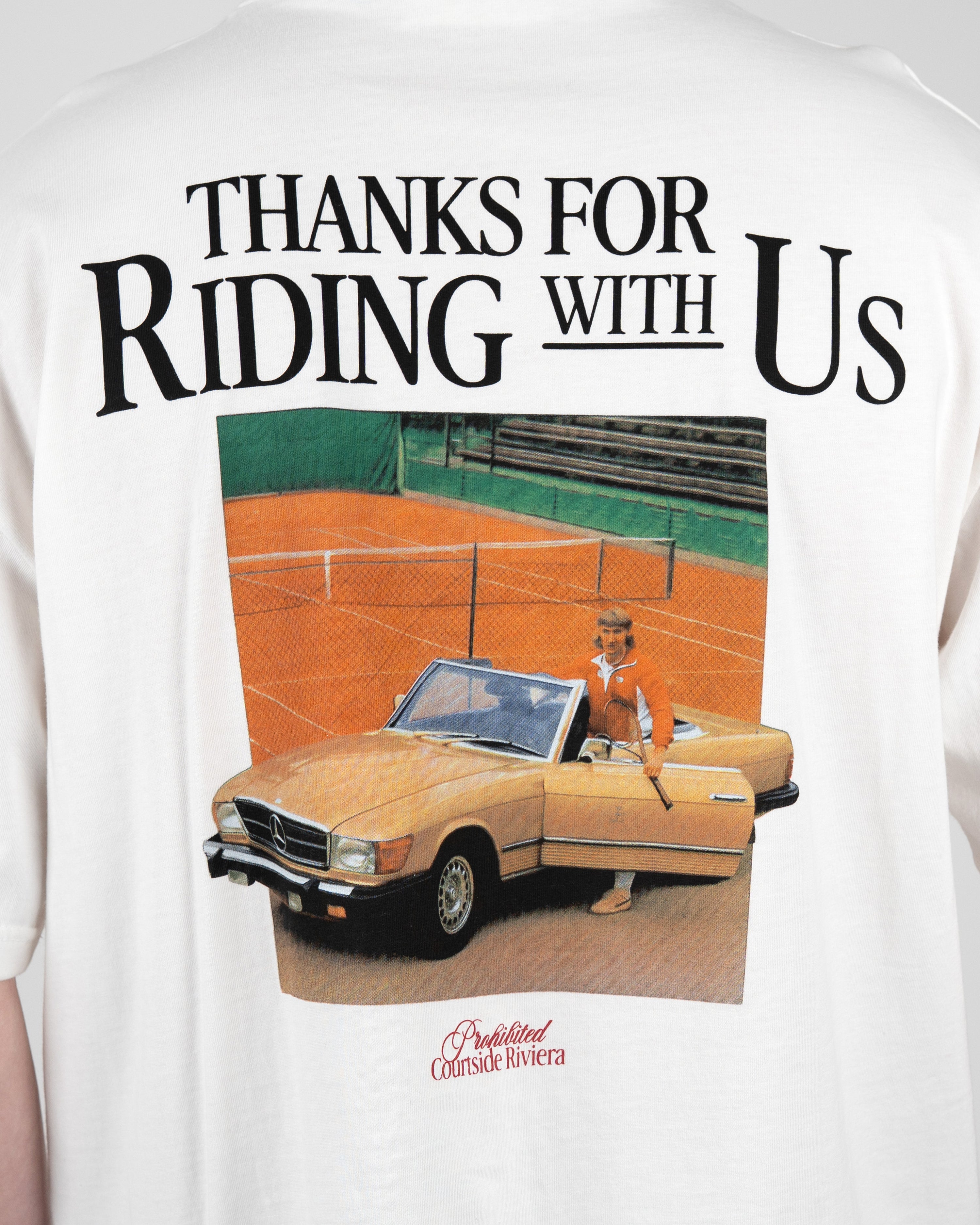 Courtside Riviera Tee Off White