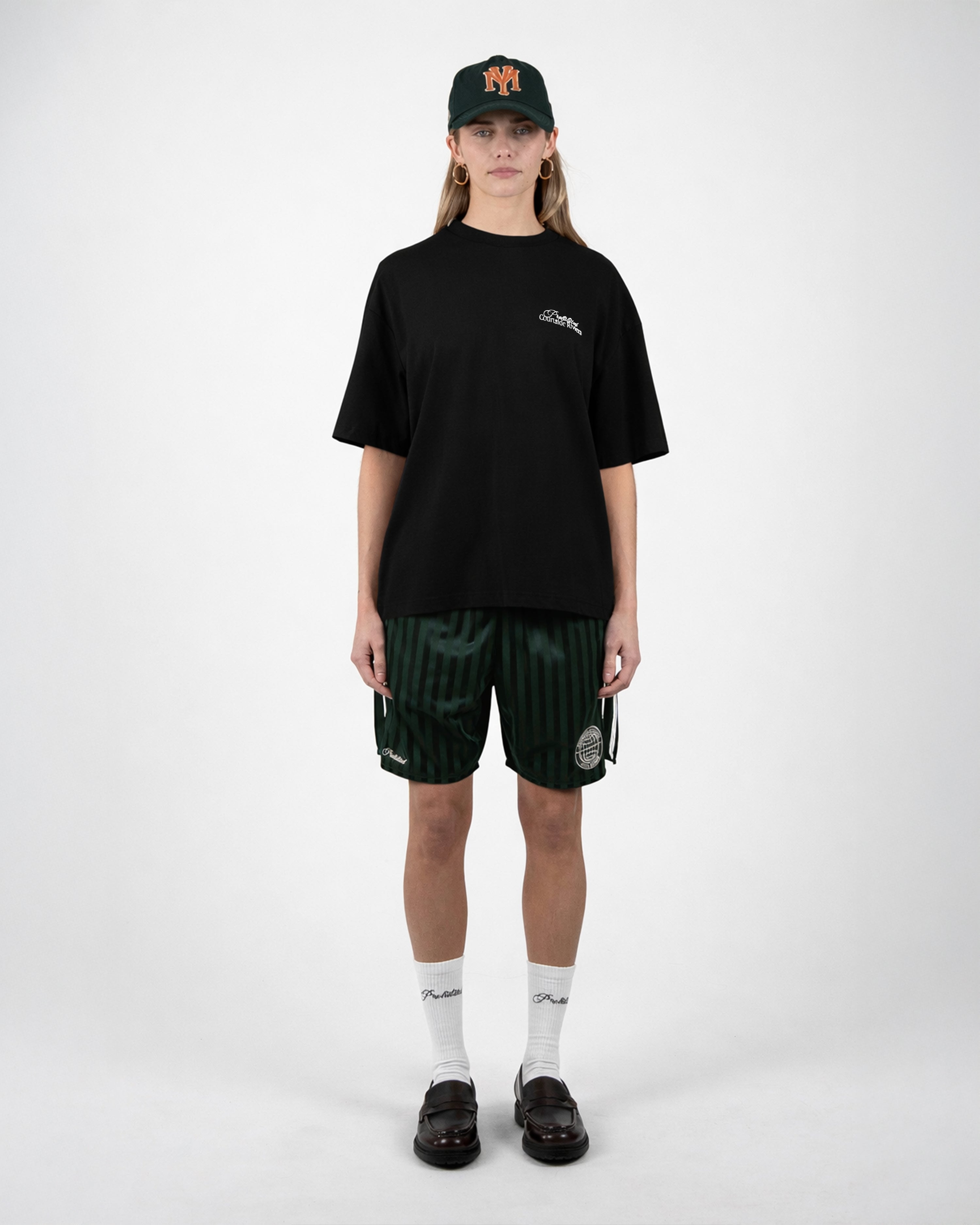 Courtside Riviera Tee Black
