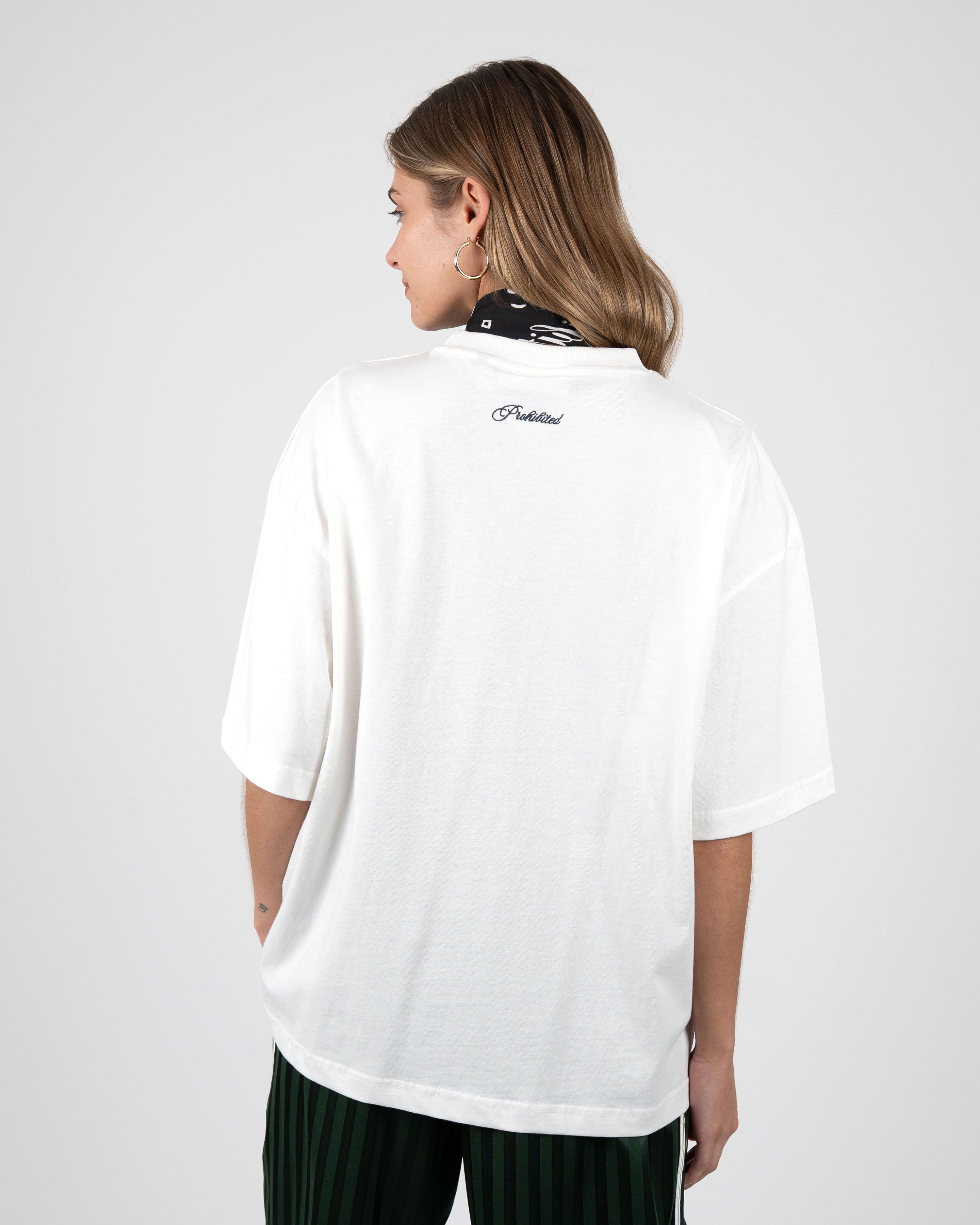 Champagne Courtside Tee Off White