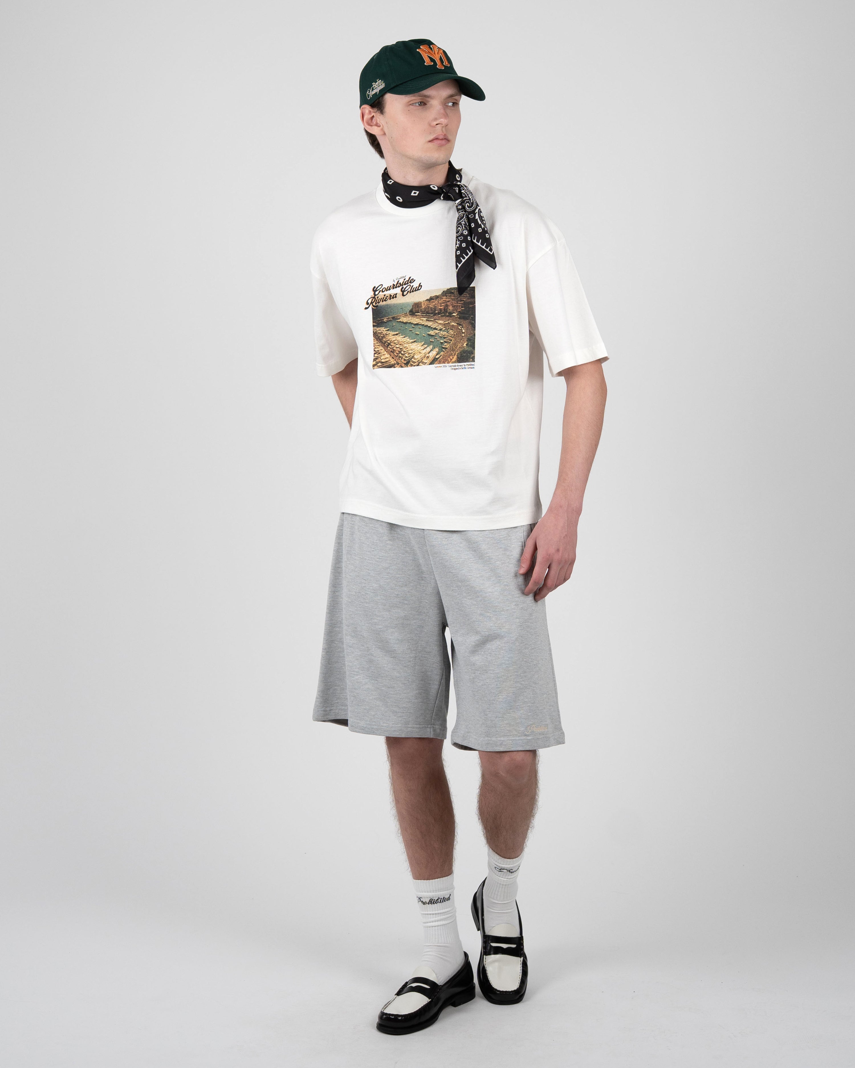 Champagne Courtside Tee Off White