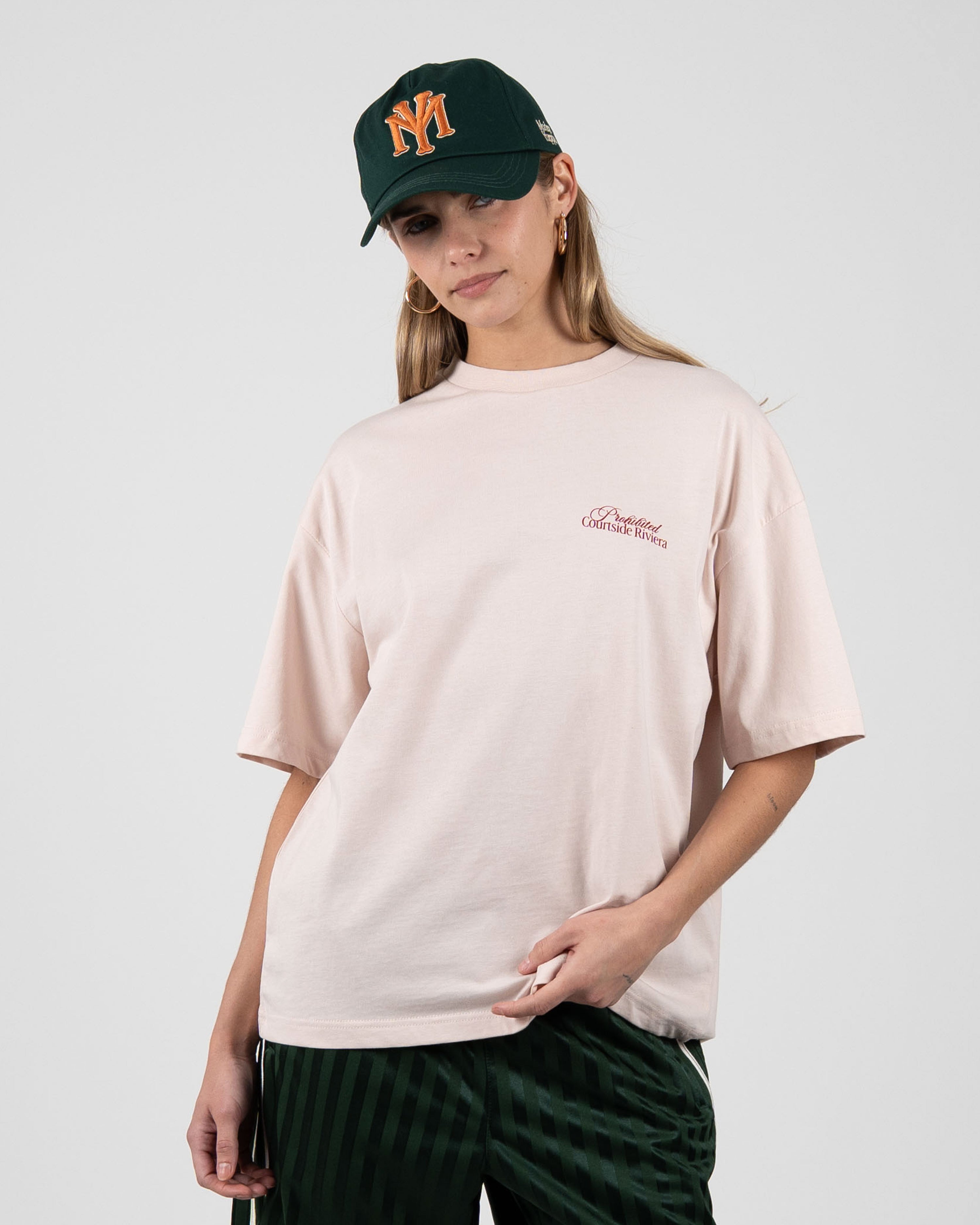Courtside Riviera Tee Rose