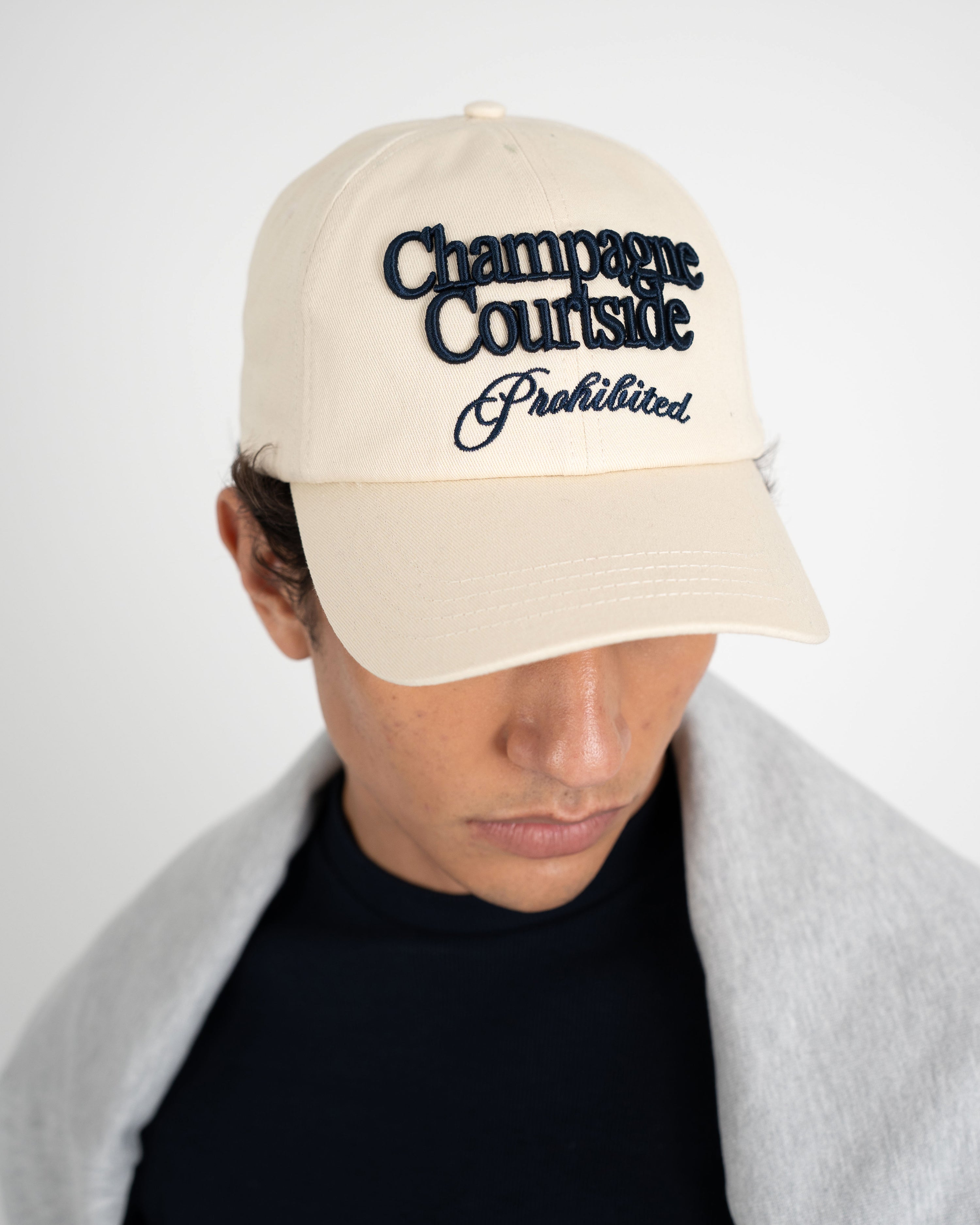 Champagne Courtside Cap Cream