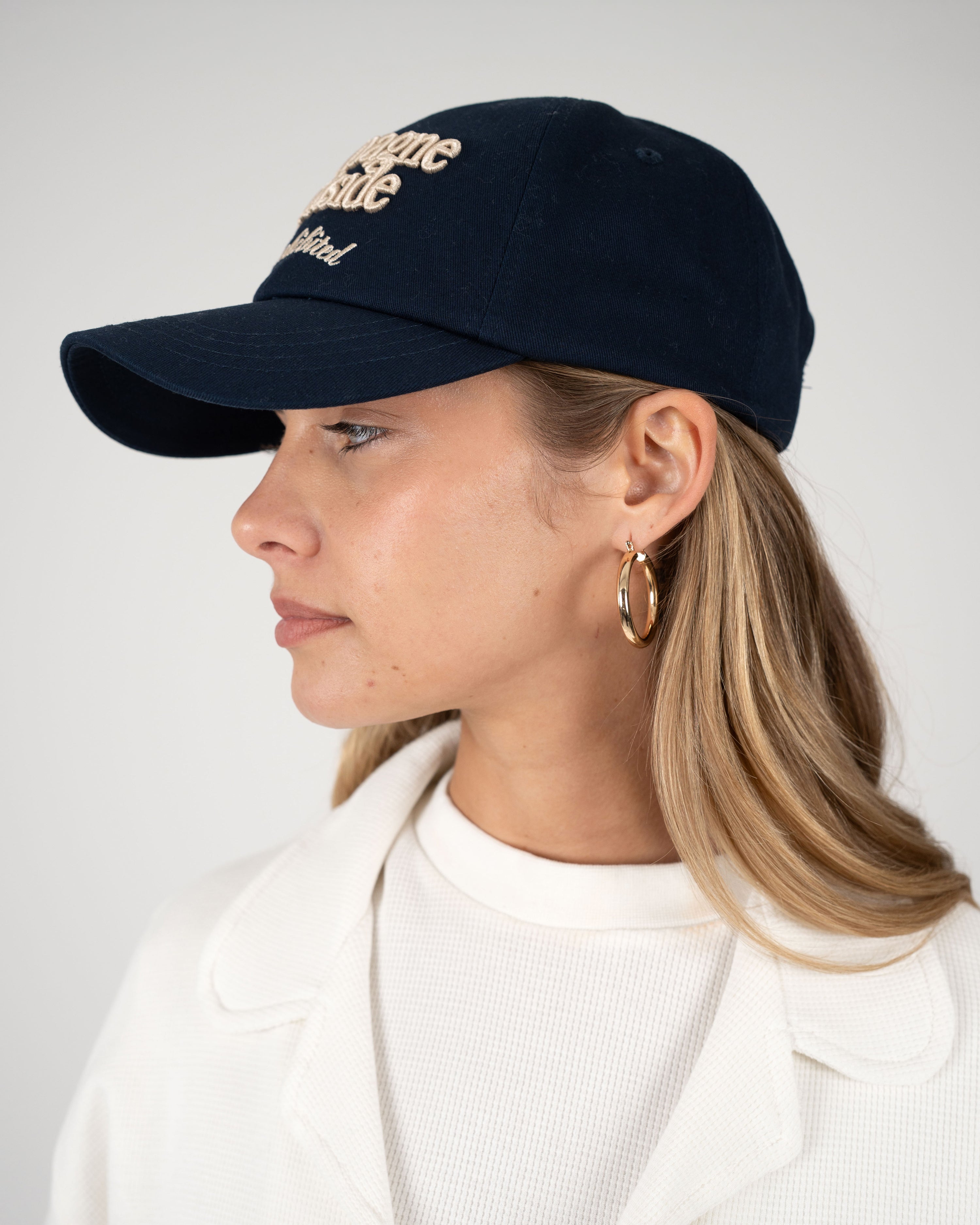 Champagne Courtside Cap Navy