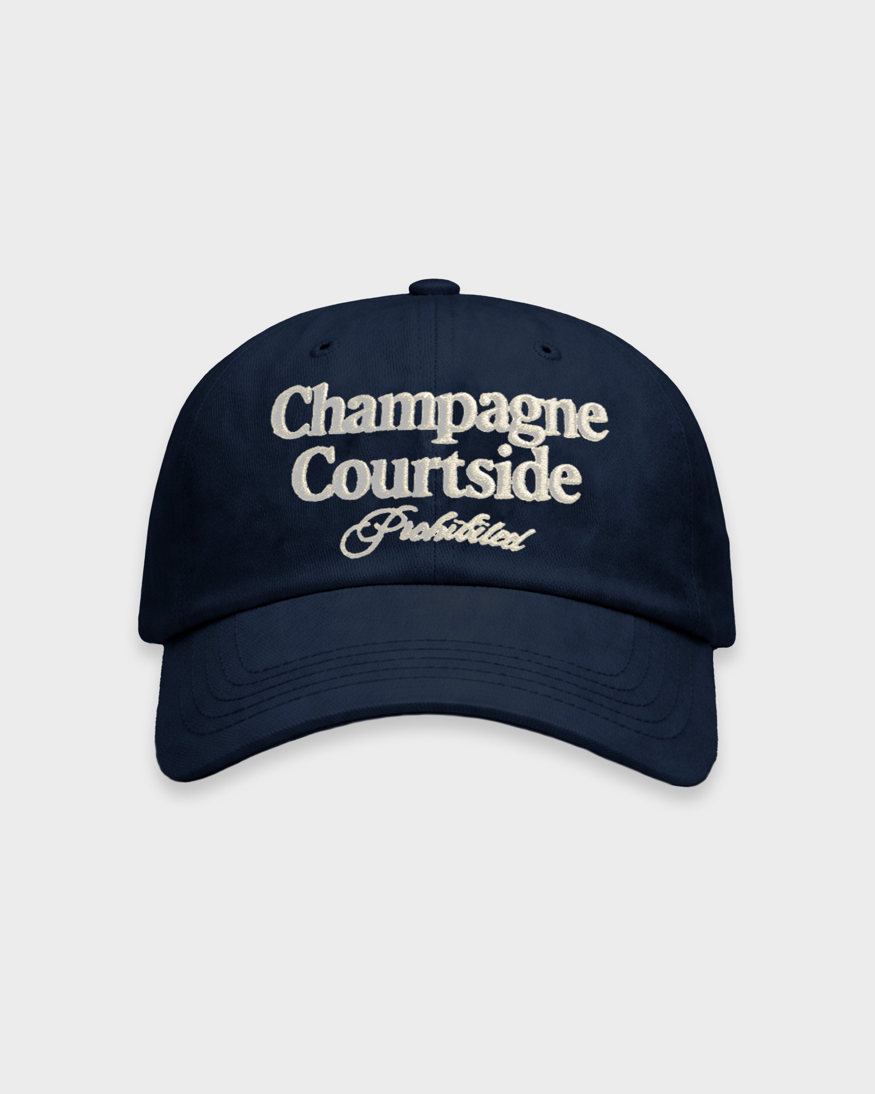Champagne Courtside Cap Navy