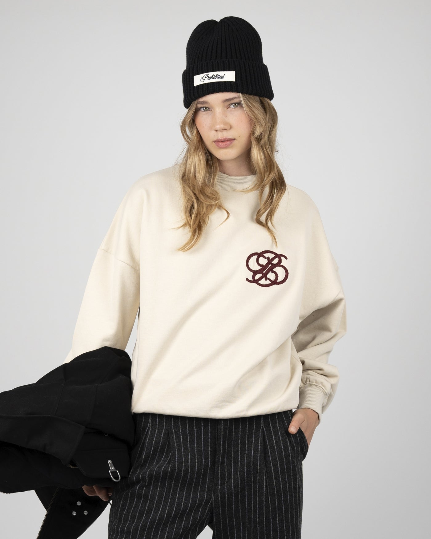 College Days Crew Neck | Ecru