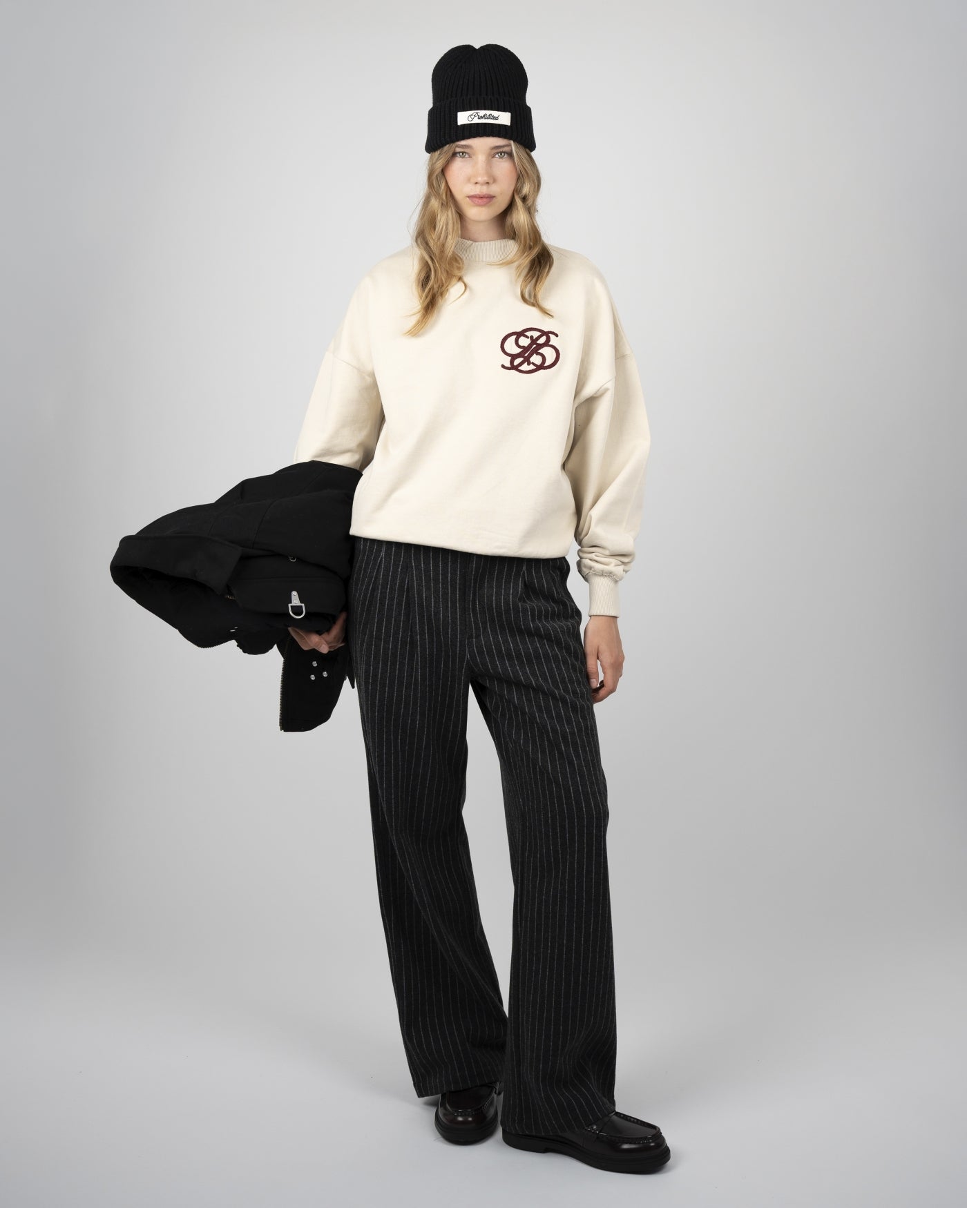 College Days Crew Neck | Ecru