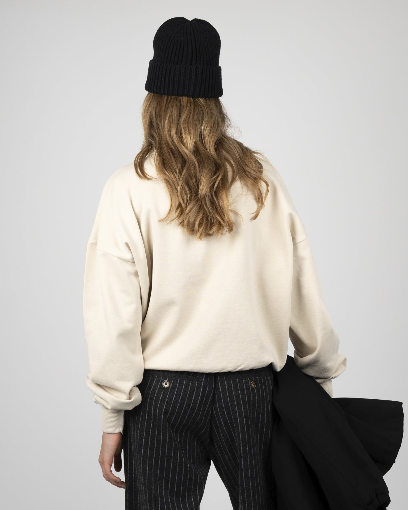 College Days Crew Neck | Ecru