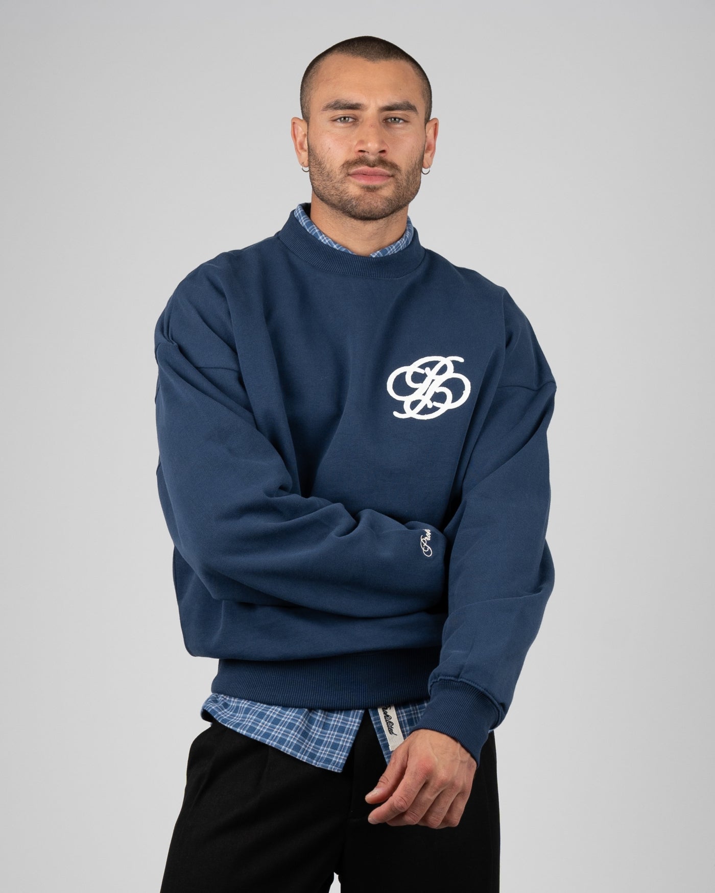 College Days Crew Neck | Oceanic Blue
