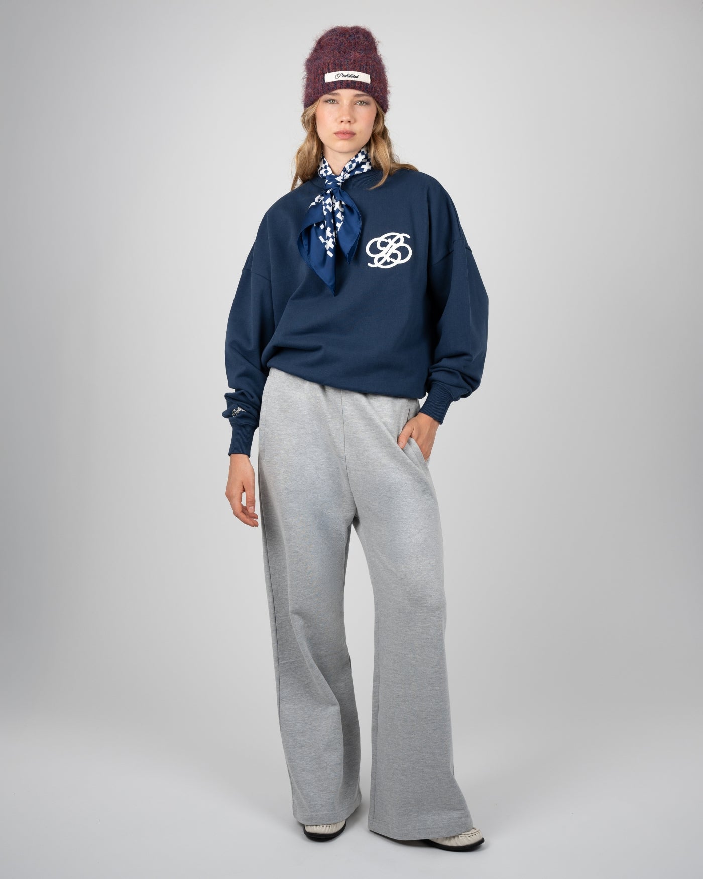 Campus Loose Jogger | Grey Melange
