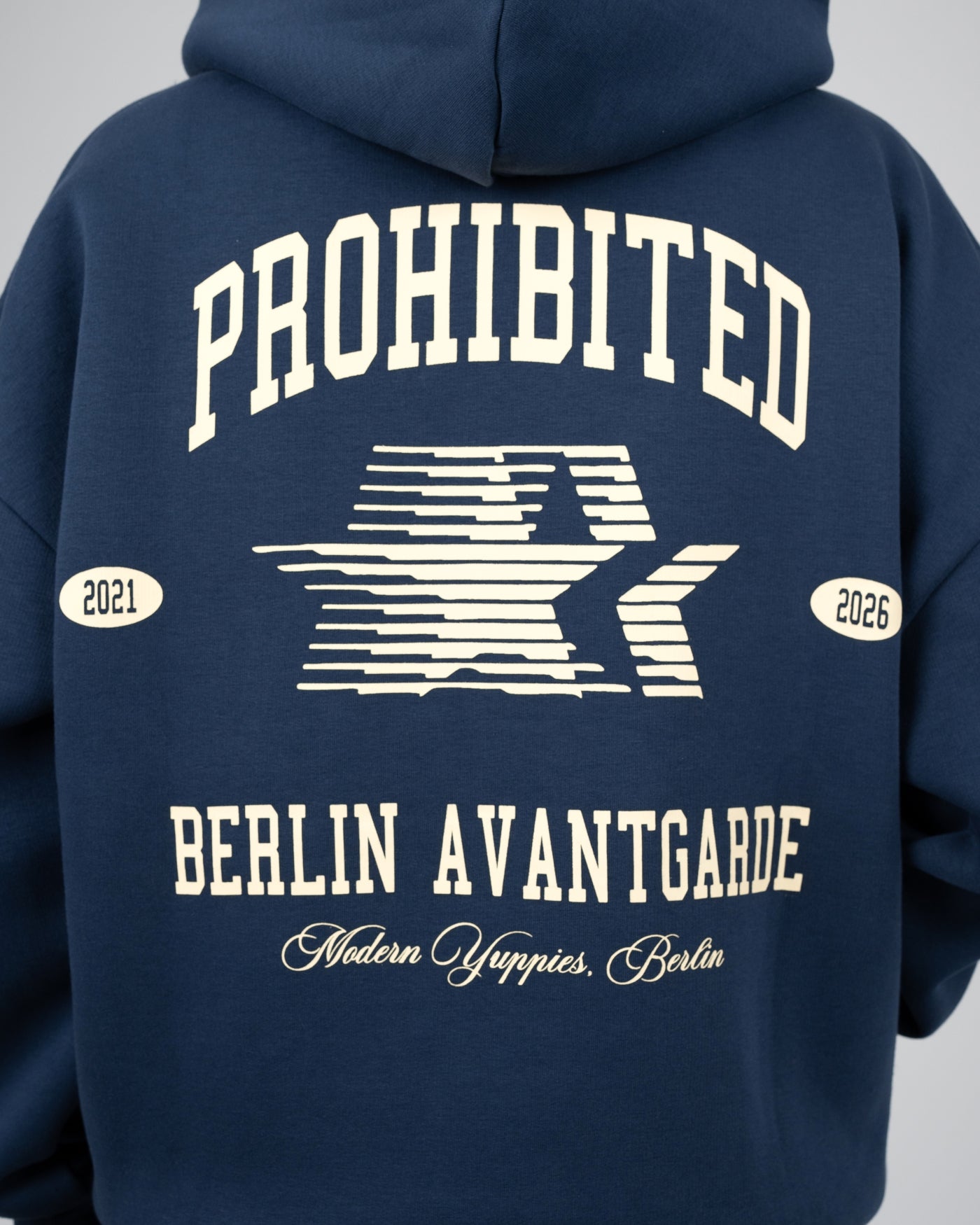 Berlin Avantgarde Hoodie | Oceanic Blue