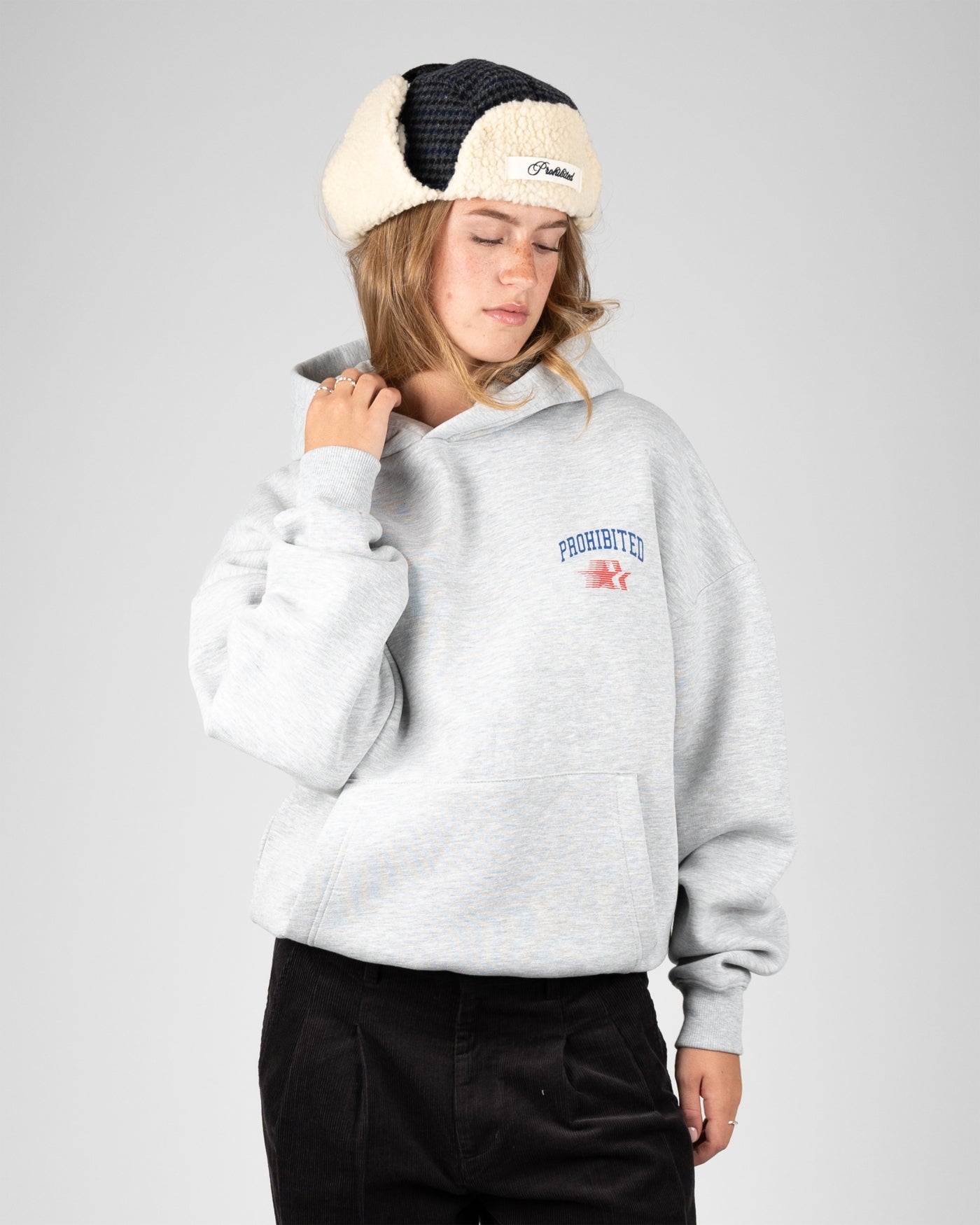 Berlin Avantgarde Hoodie | Grey Melange