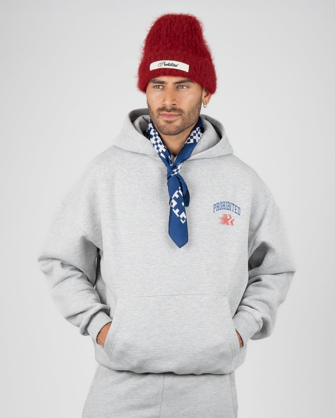 Berlin Avantgarde Hoodie | Grey Melange
