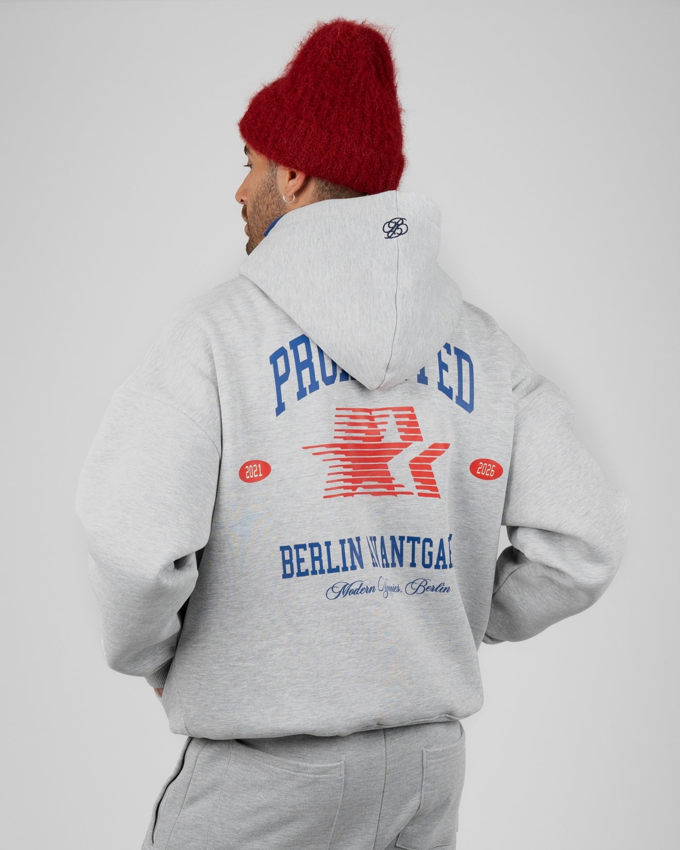 Berlin Avantgarde Hoodie | Grey Melange